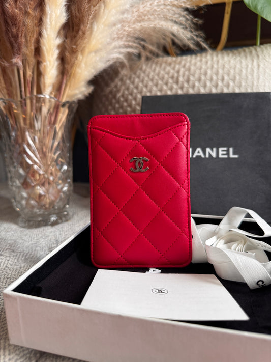 Chanel Cardholder with Silver Hardware