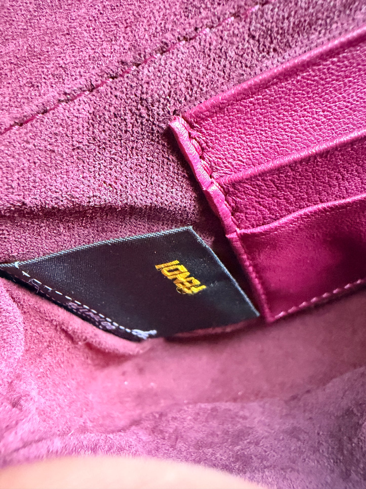 FENDI Shiny Nappa Mini Be Baguette