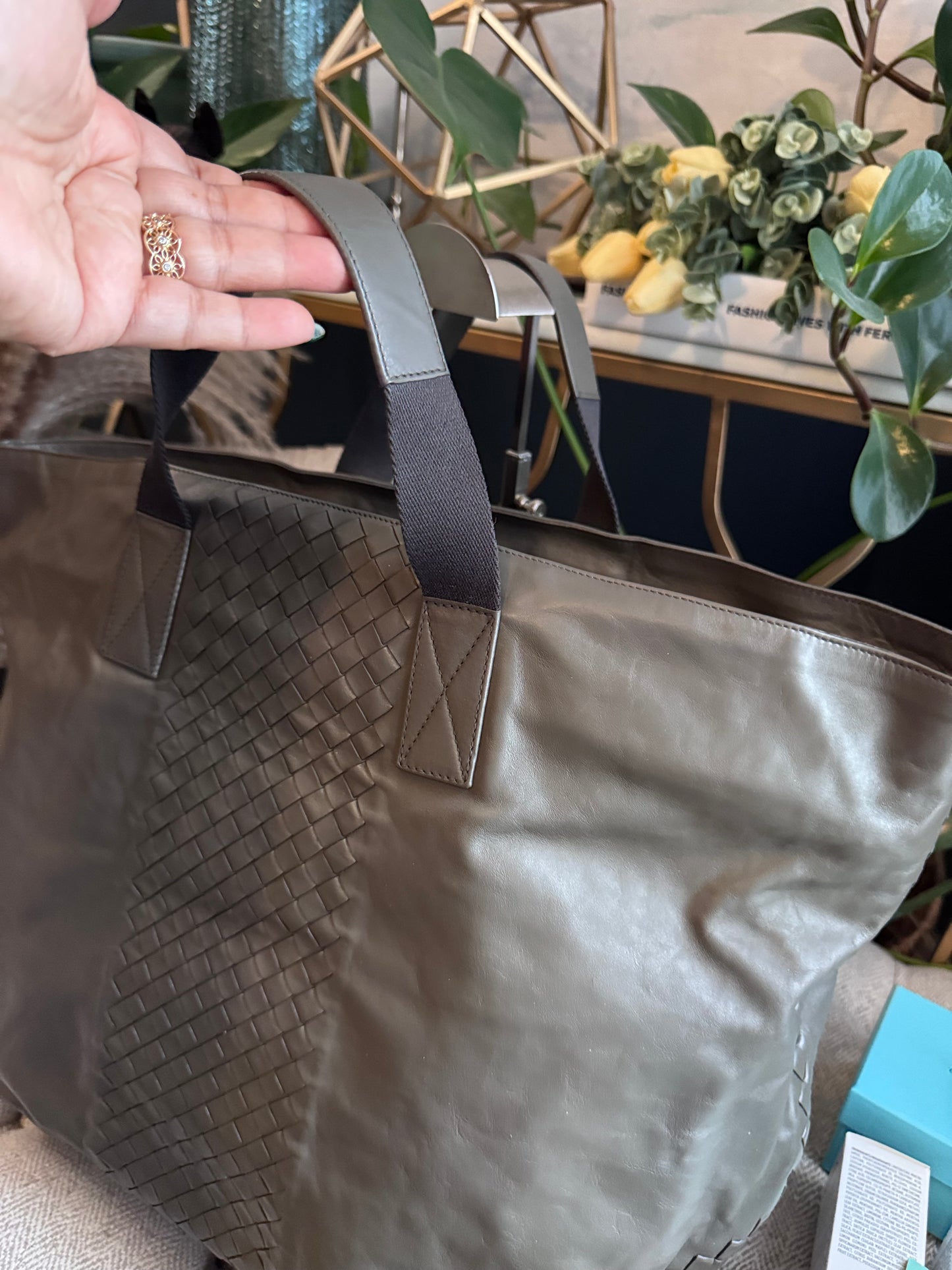 Bottega Veneta Leather Tote