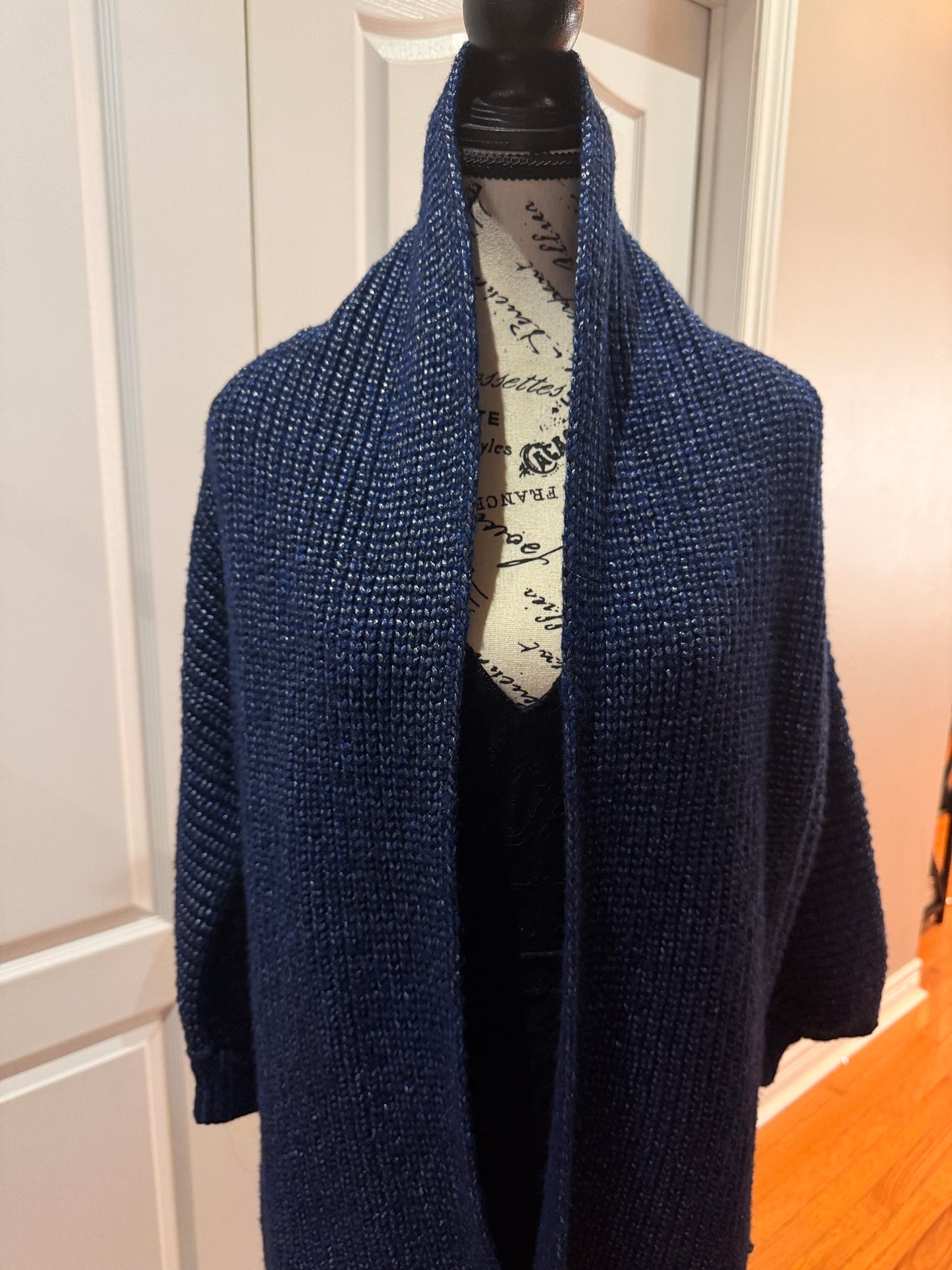 Escada Navy Blue Cardigan-Medium