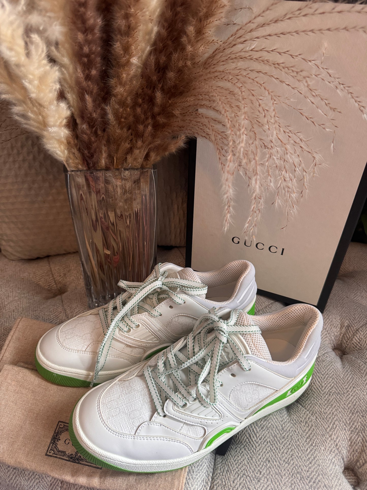 Demetra GG Supreme Monogram Womens Runners