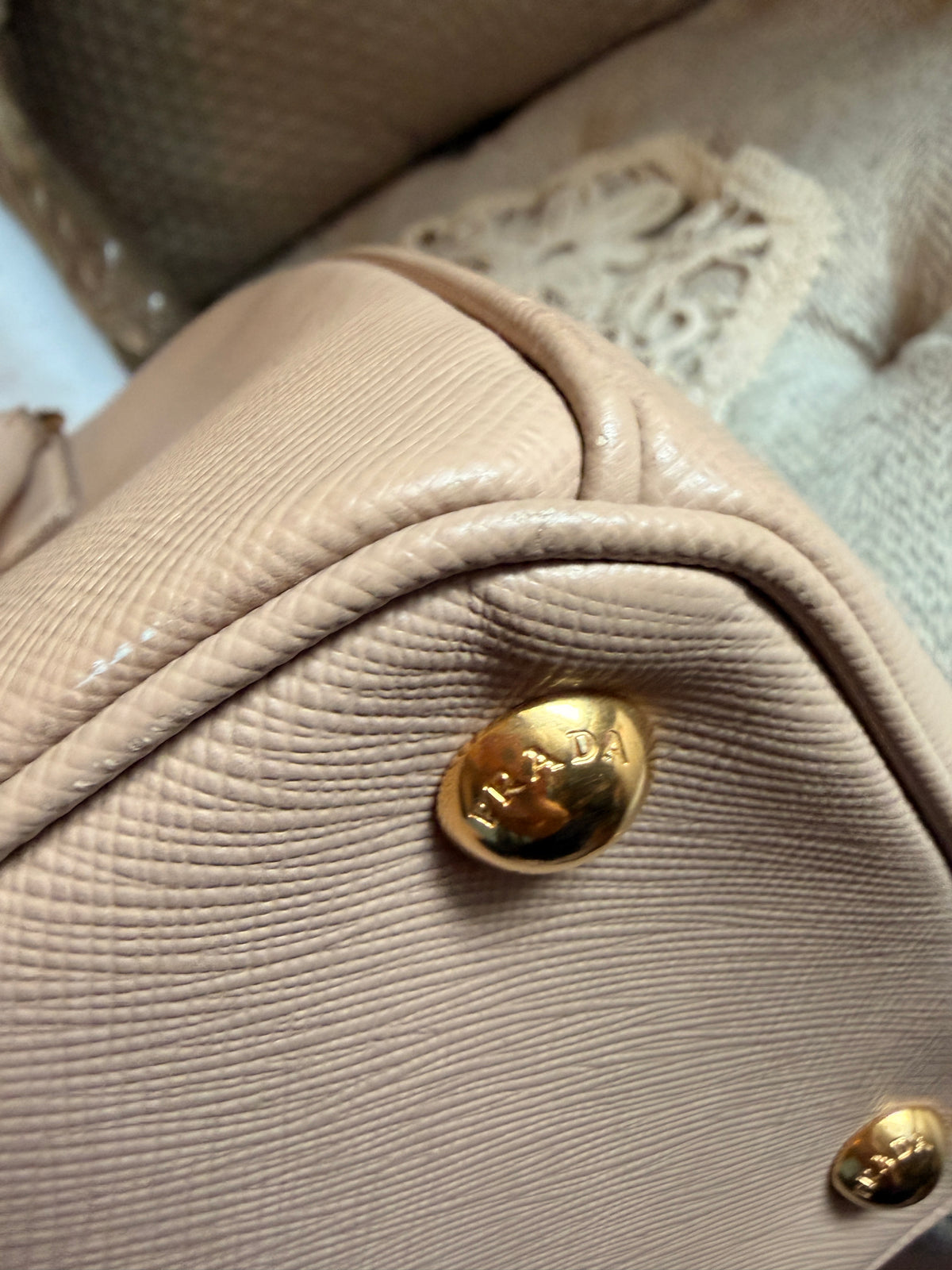Prada Galliera in Blush- Saffiano