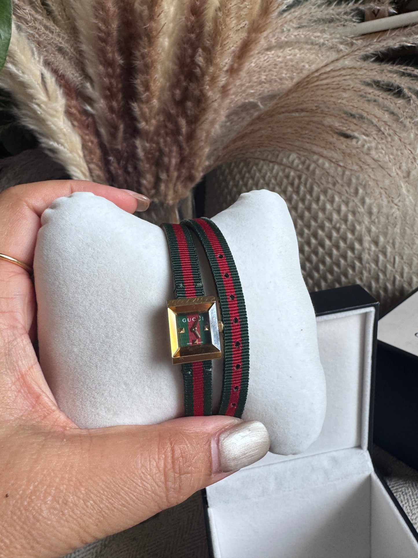 Gucci Vintage Web Strap Watch