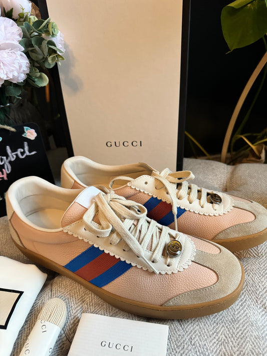 Gucci G74 Web Sneakers