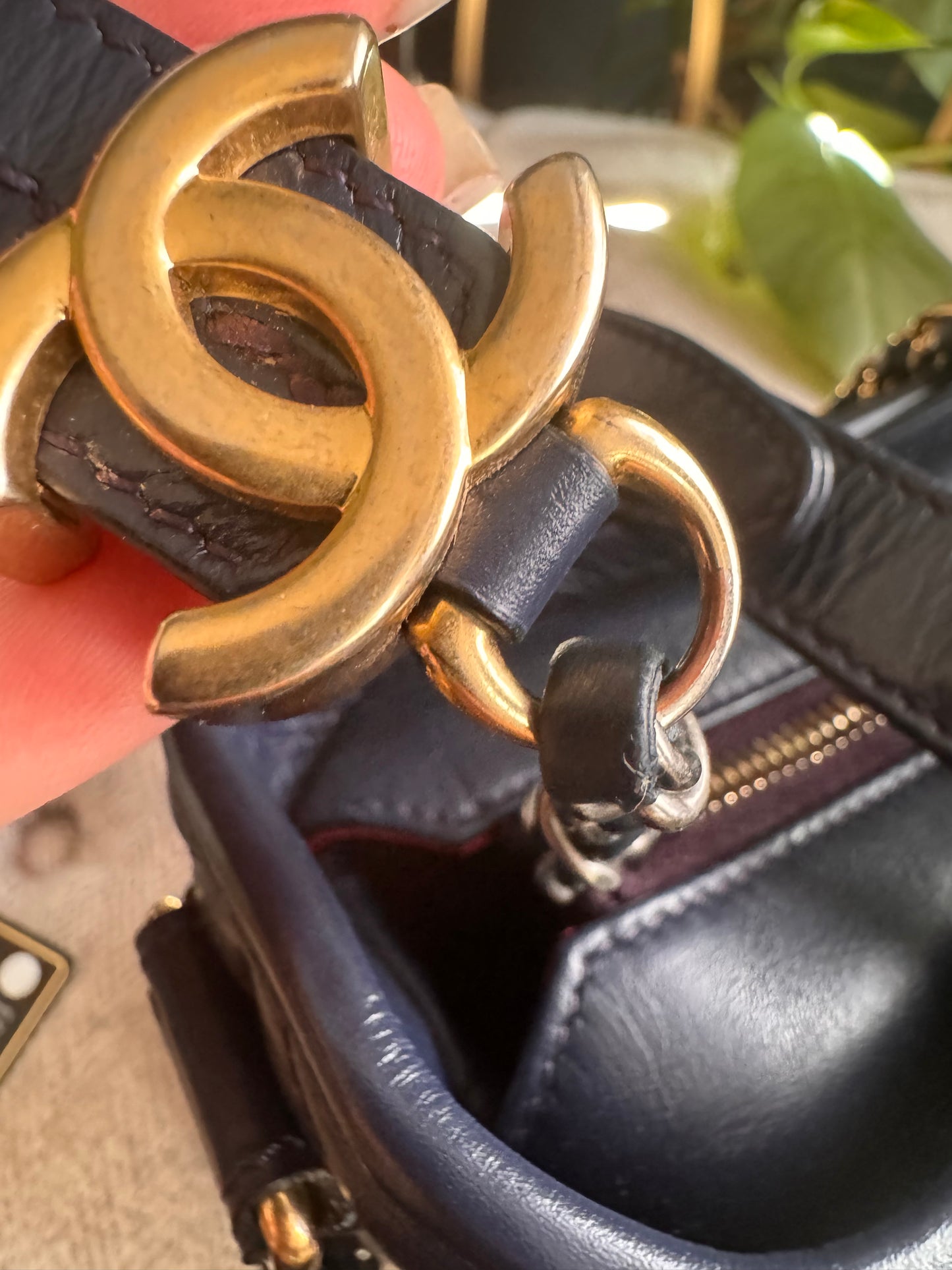 Chanel Small Gabrielle in Aged Calfskin