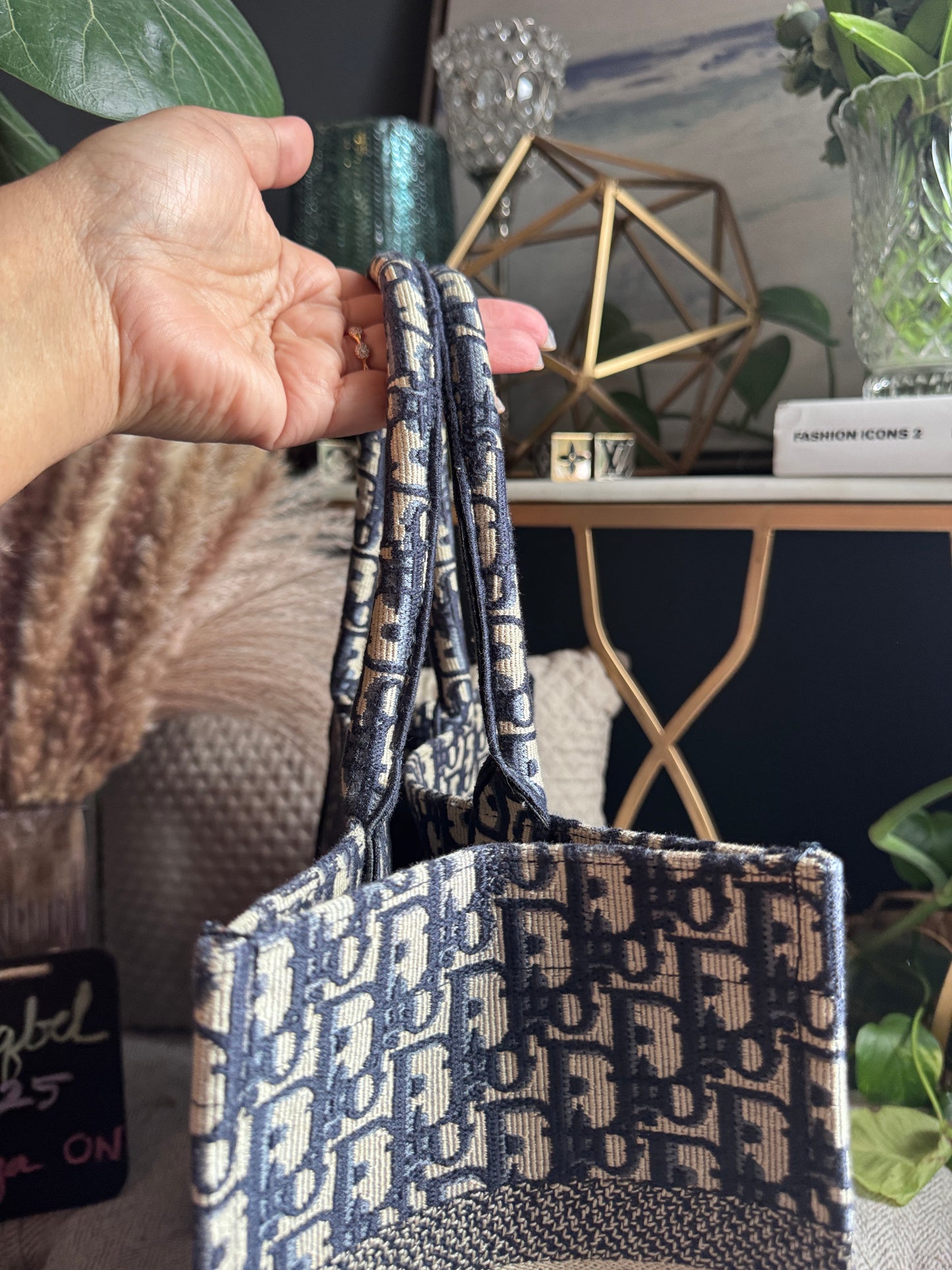 Dior Medium Book Tote in Oblique