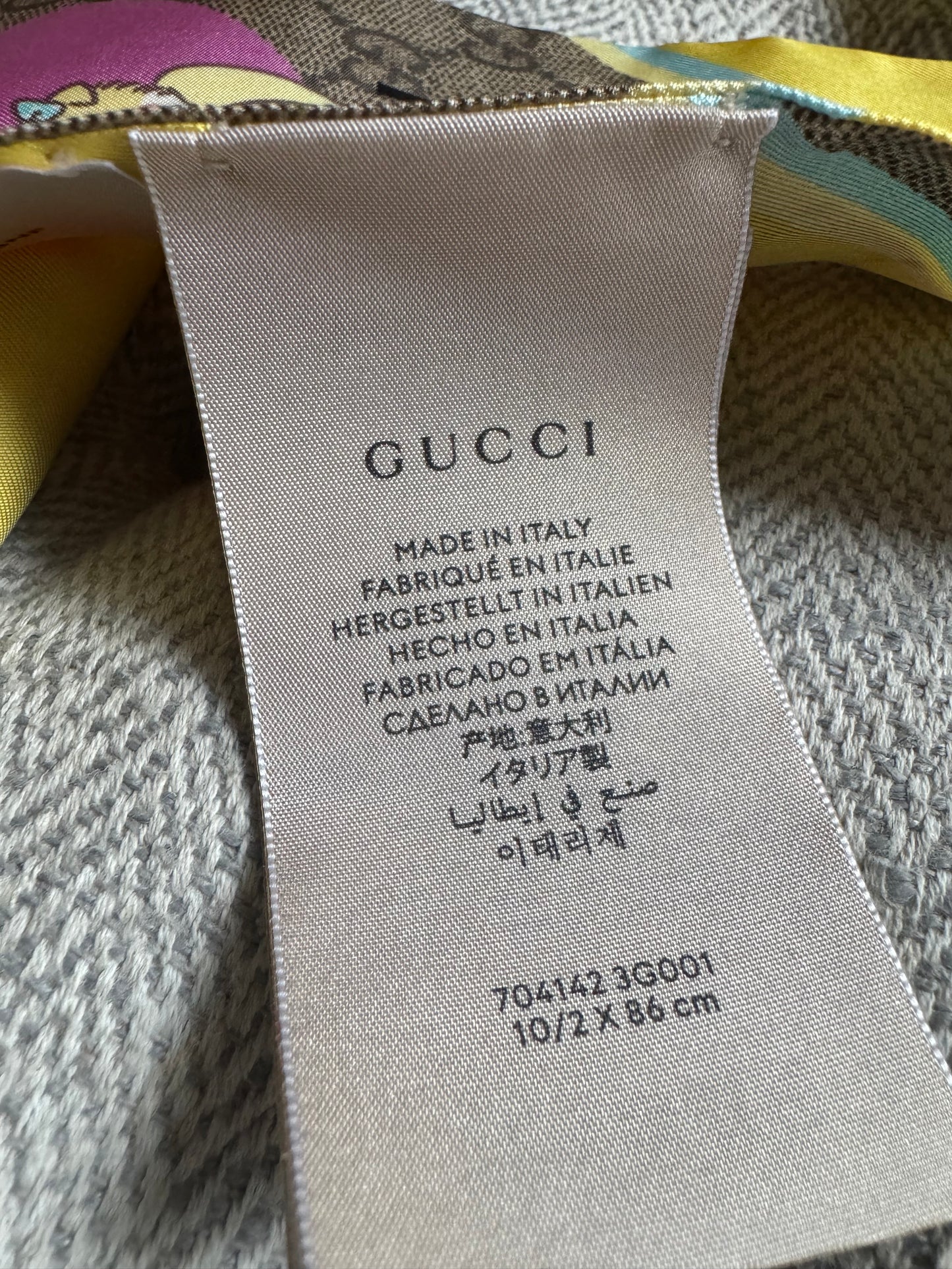 Gucci Bananya Scarf/Twilly