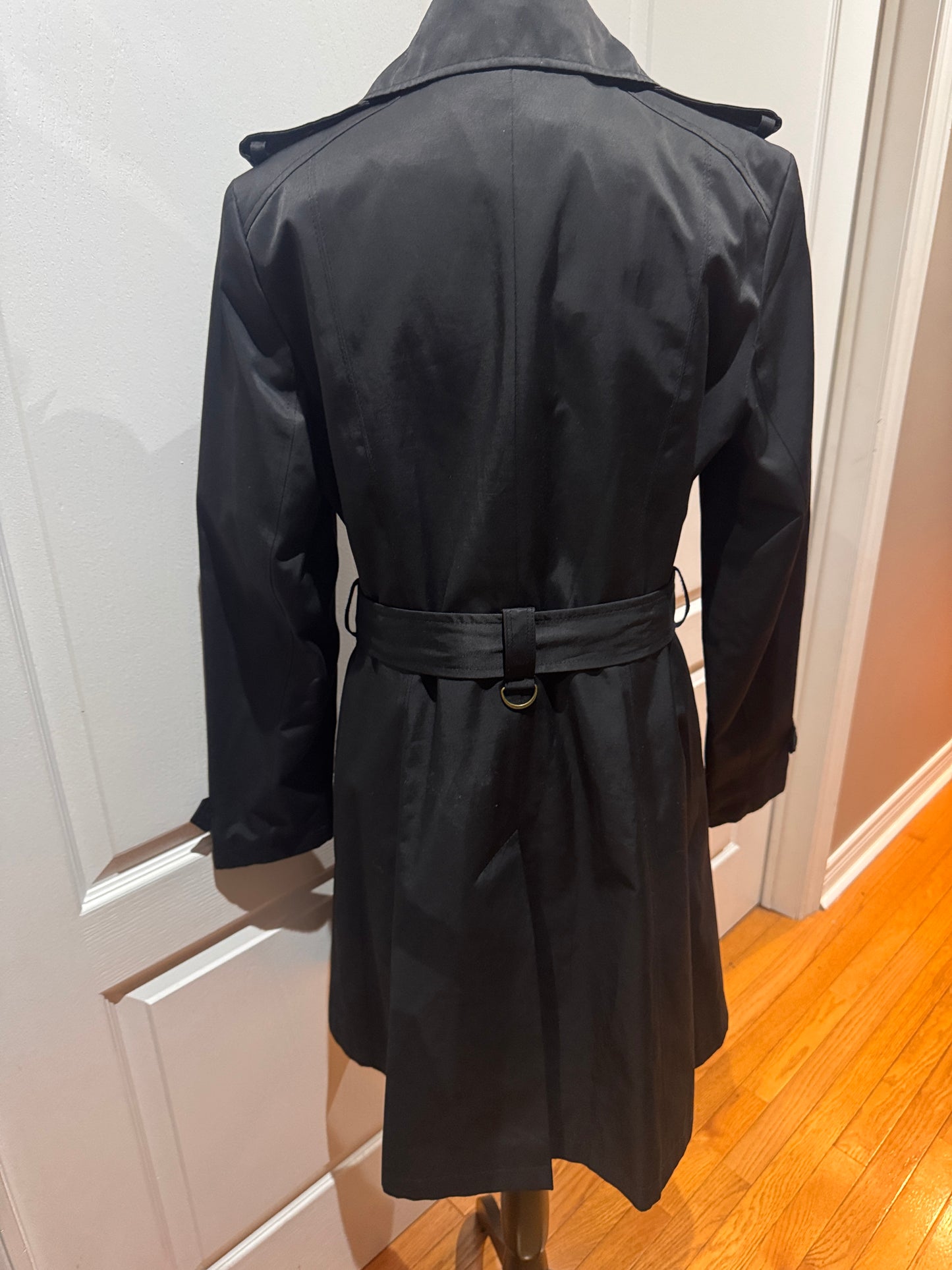 LAUREN Ralph Lauren Black Trench  Coat