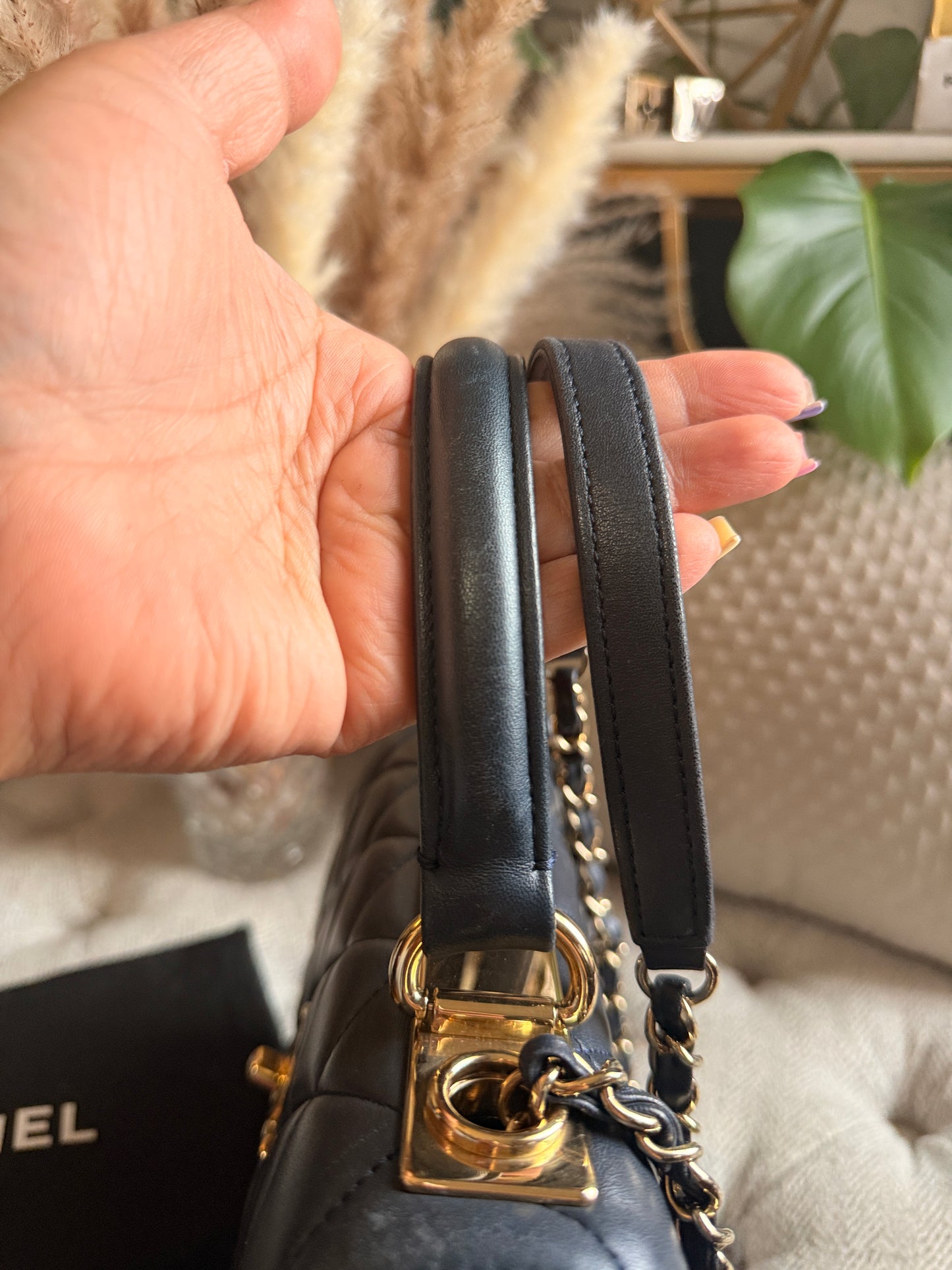 Chanel Trendy CC in Navy GHW