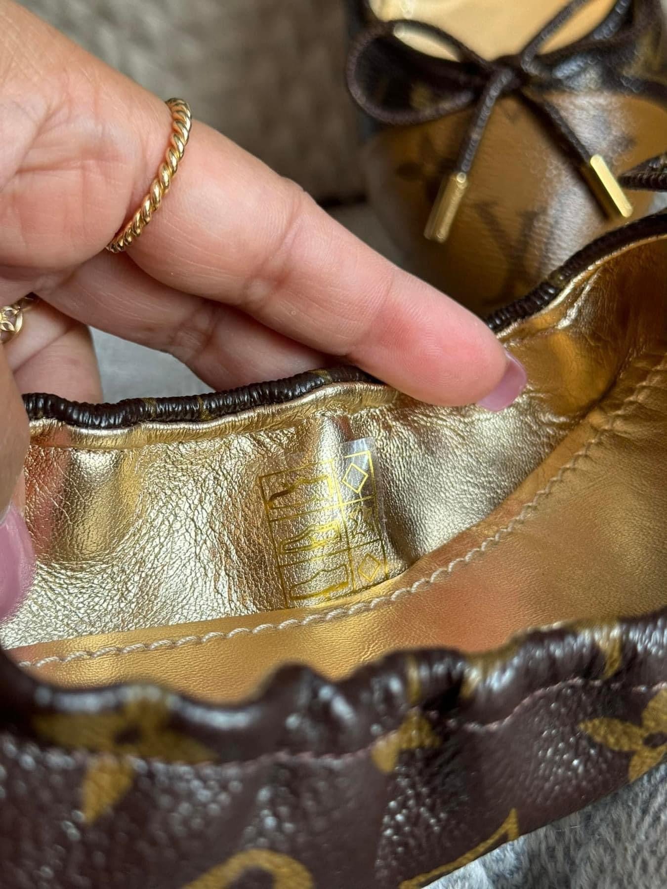 Louis Vuitton Monogram Reverse Ballerinas