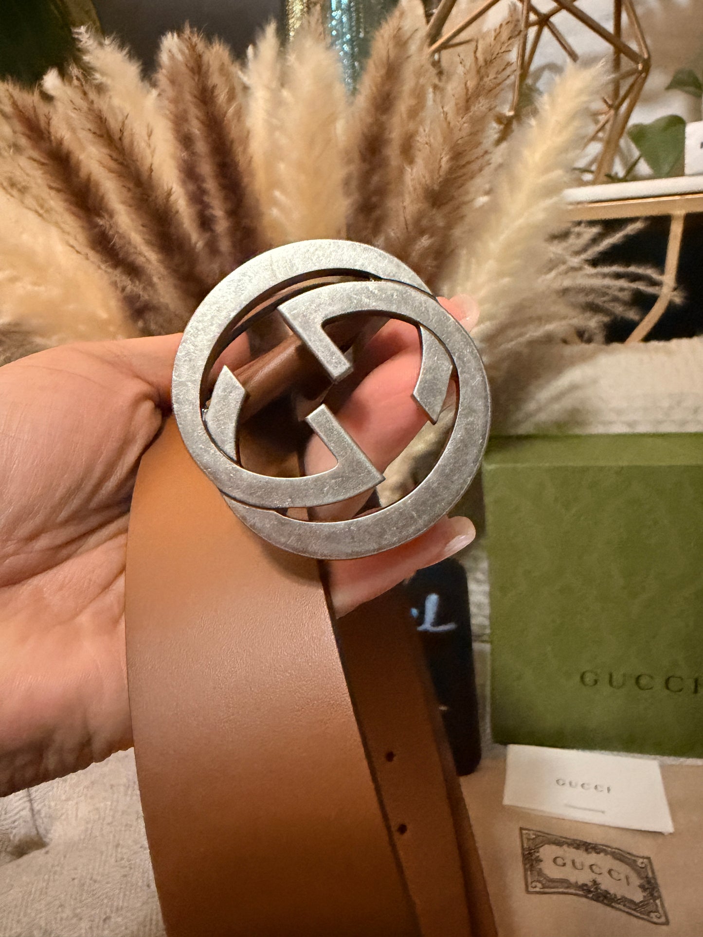 Gucci Interlocking Belt sz95 BRAND NEW