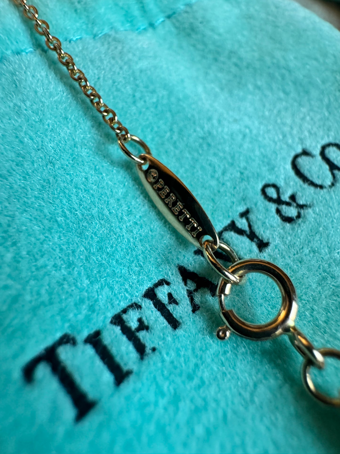 Tiffany&Co Diamond By the Yard Necklace in 18k Rose Gold