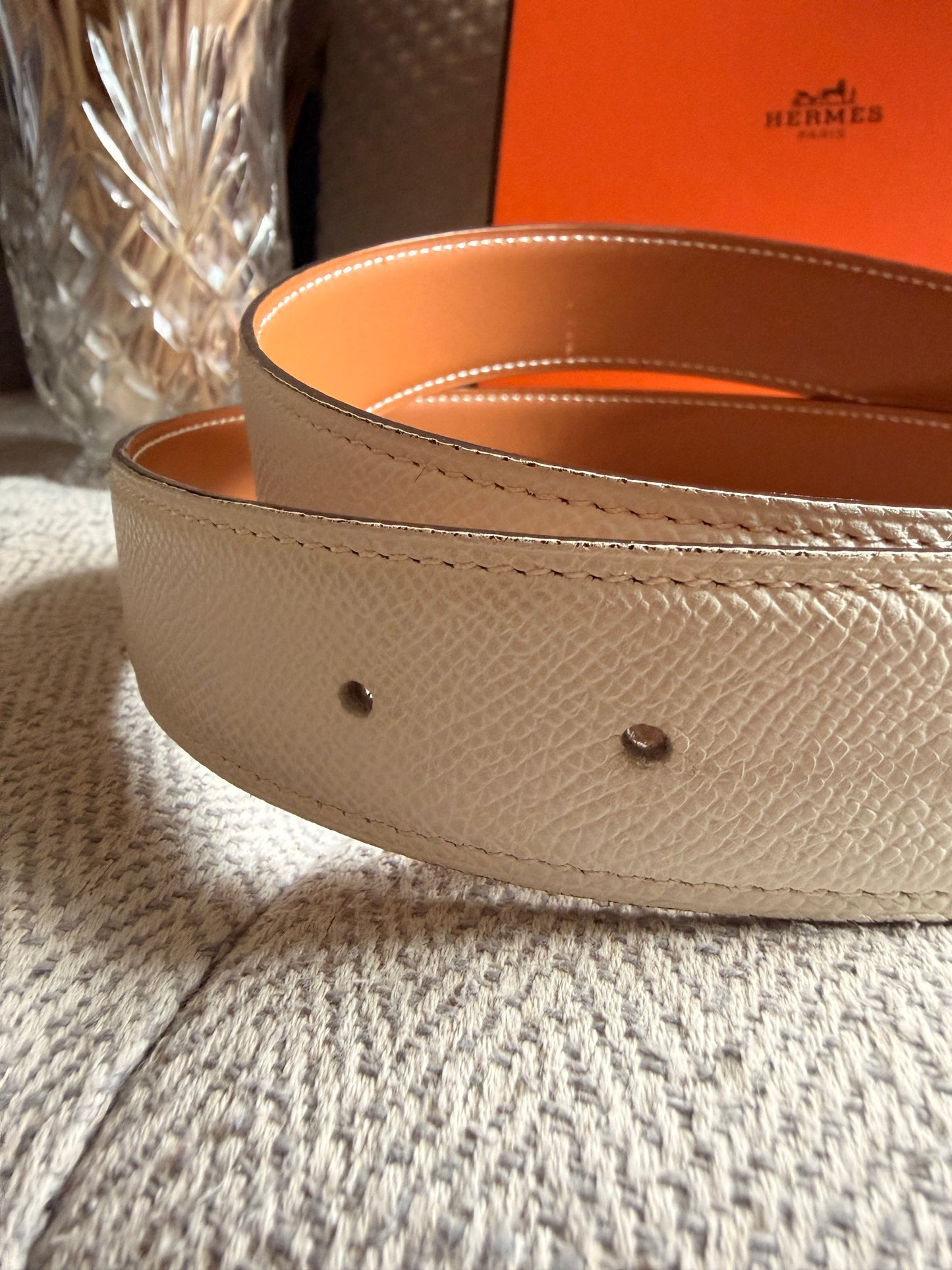 Hermes Reversible Belt