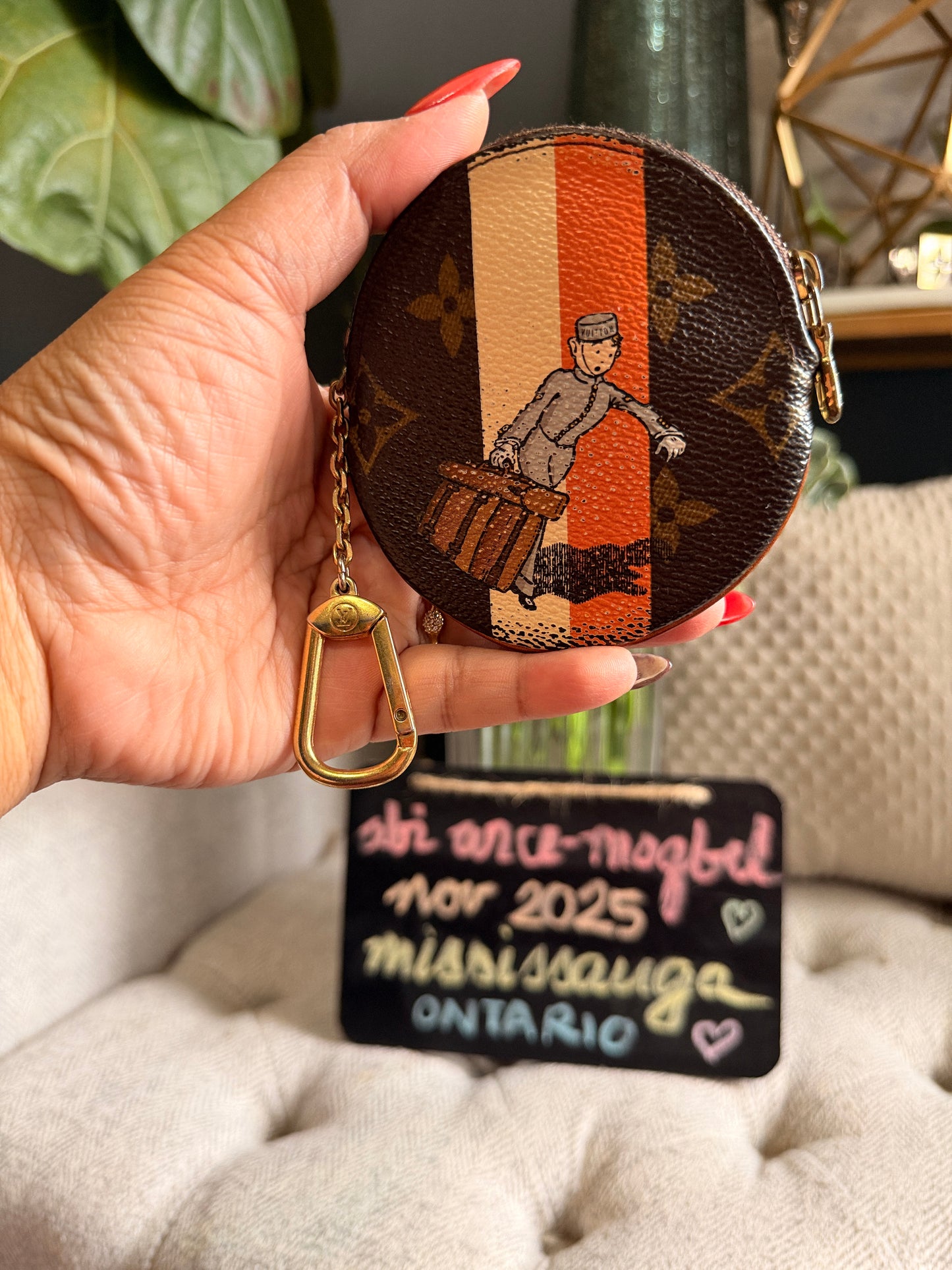 Louis Vuitton Vintage Limited Edition Groom Round Coinpurse