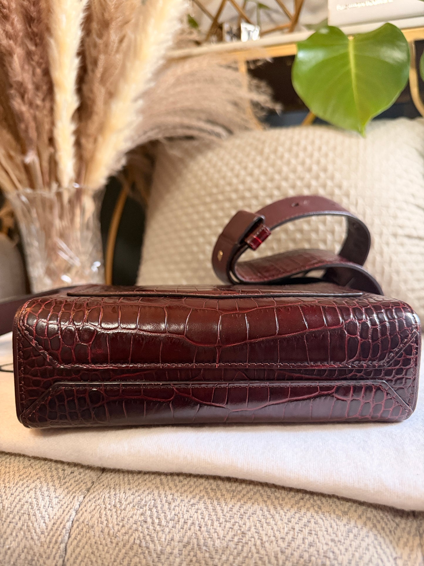 Givenchy Eden in Croc Embossed Calfskin