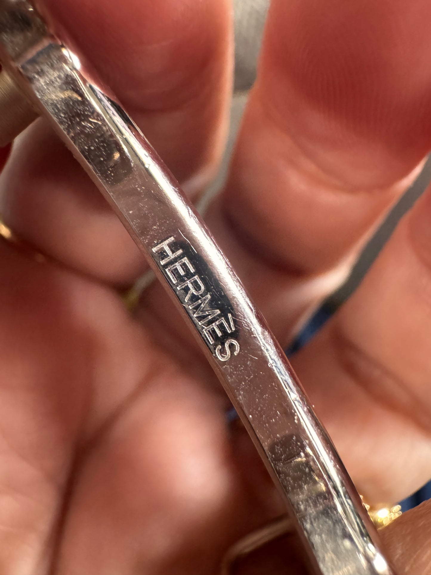 Hermes Belt Buckle Only in Hammered Finish