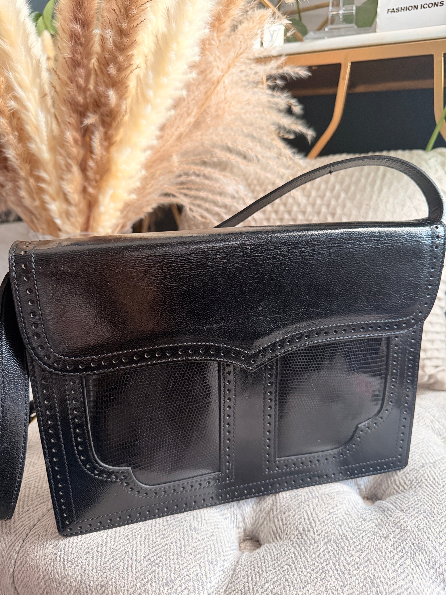 YSL Vintage Leather Shoulder Bag/Clutch