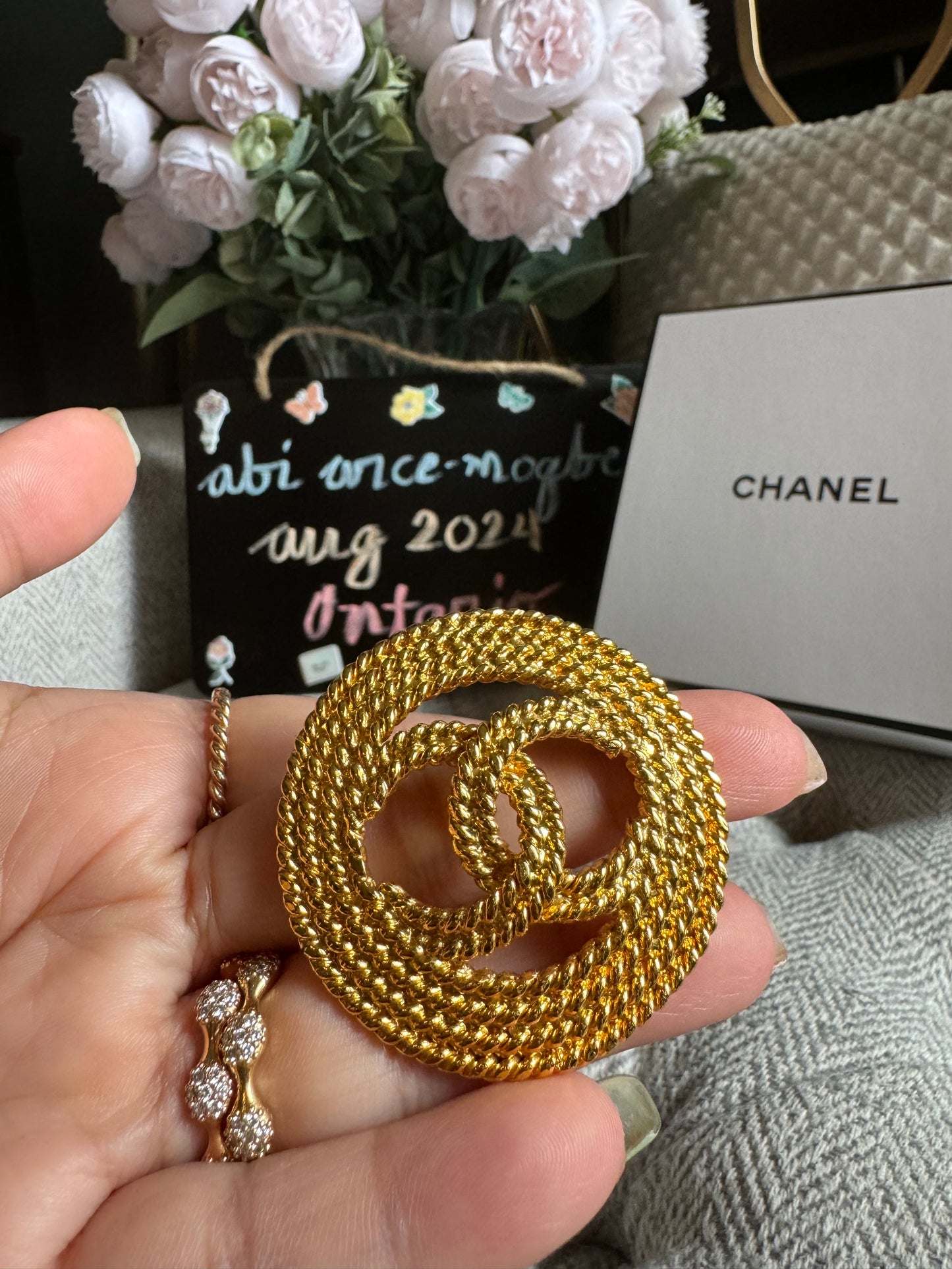 Chanel Vintage Braided Brooch