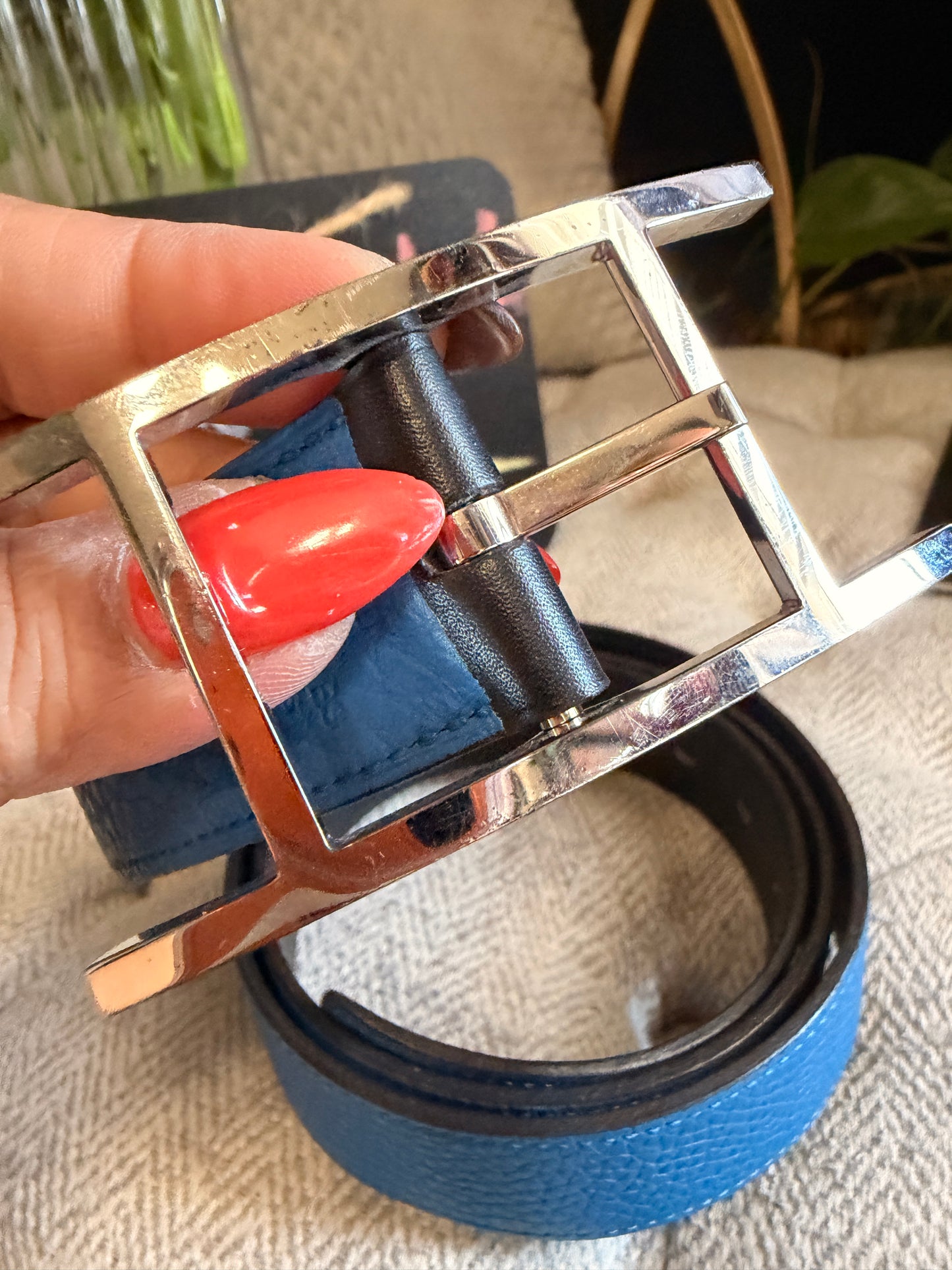 Hermes Quentin Reversible Belt