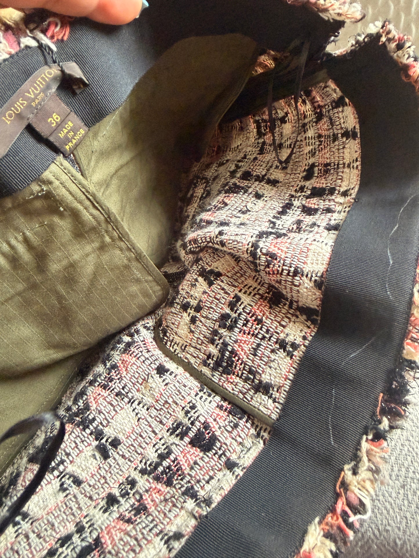 Louis Vuitton Tweed Shorts-size EU36