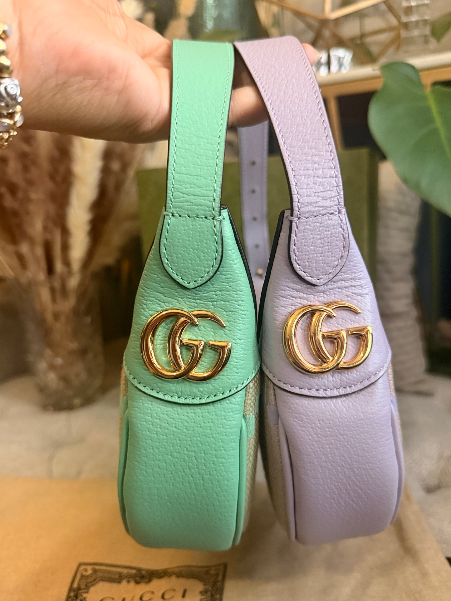 Gucci Jumbo GG Half-moon Mini Hobo