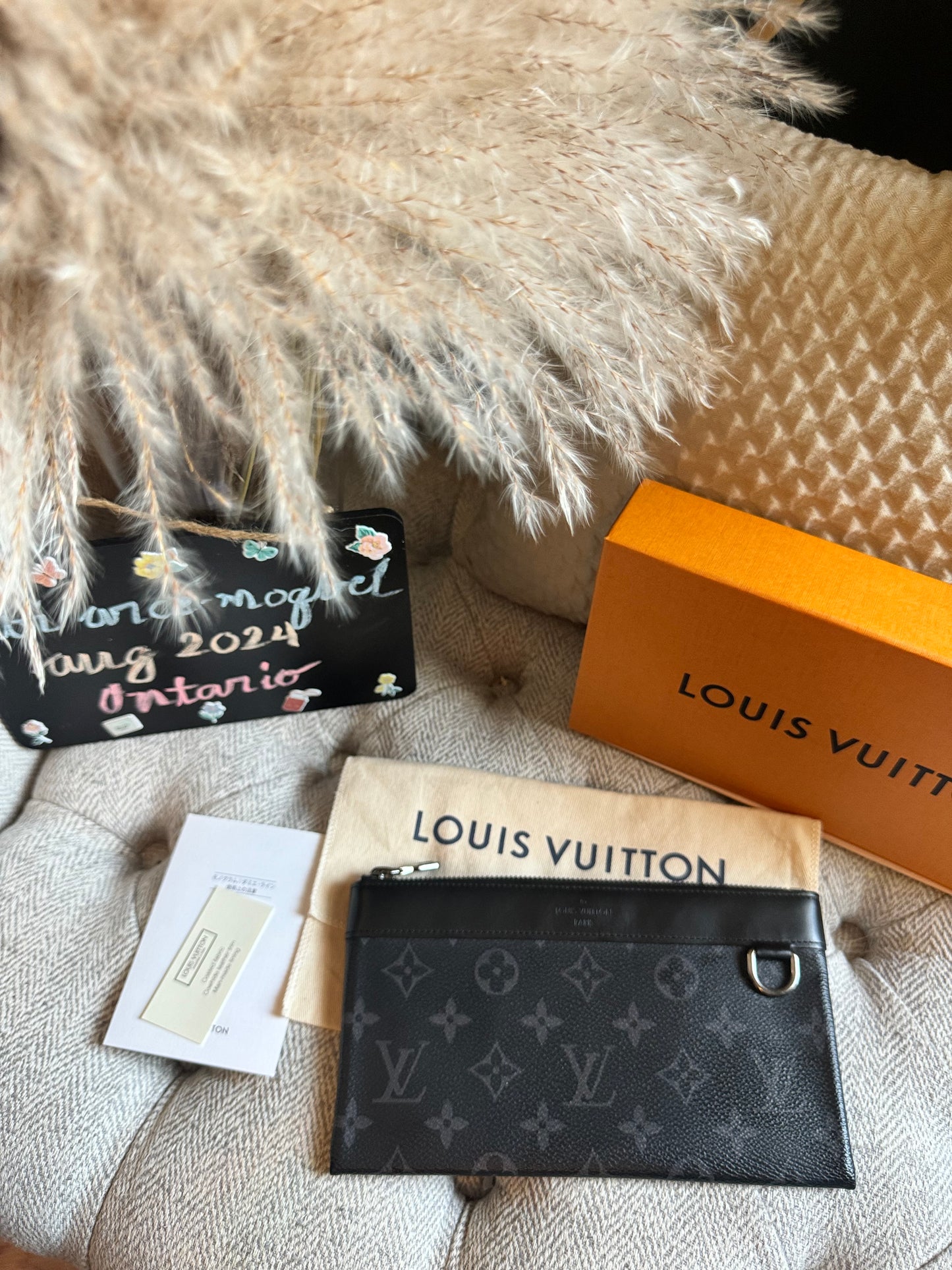 Louis Vuitton Discovery Pouch in Monogram Eclipse