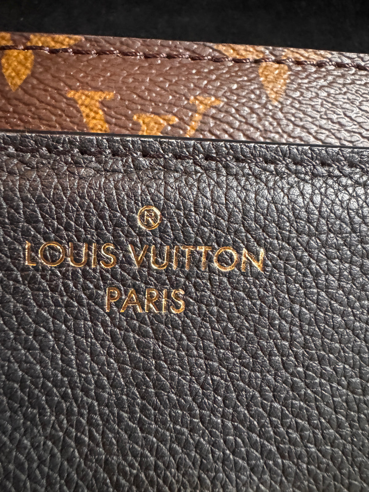 Louis Vuitton Victoire in Monogram and Black Calfskin