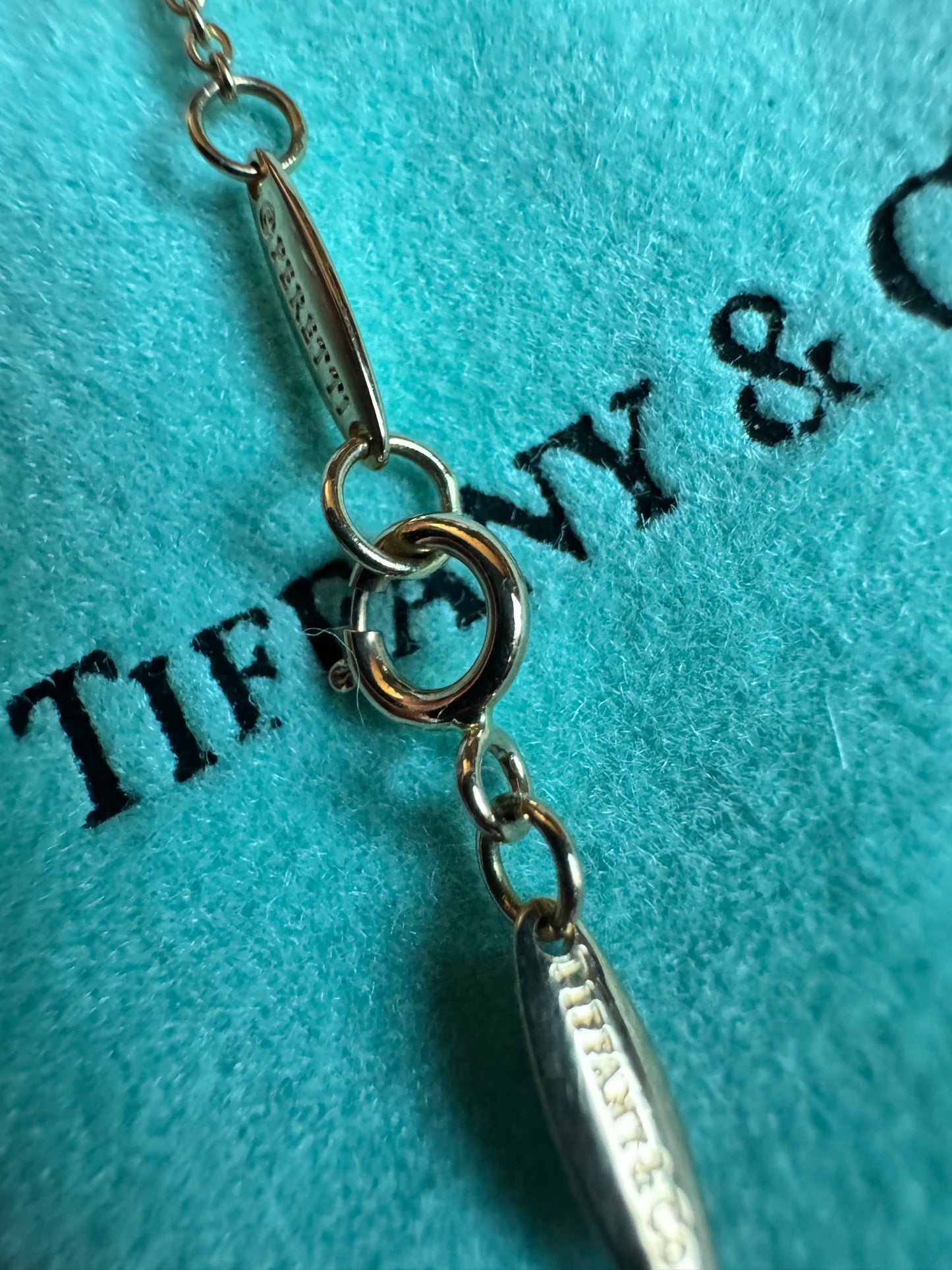 Tiffany&Co Diamond By the Yard Necklace in 18k Rose Gold