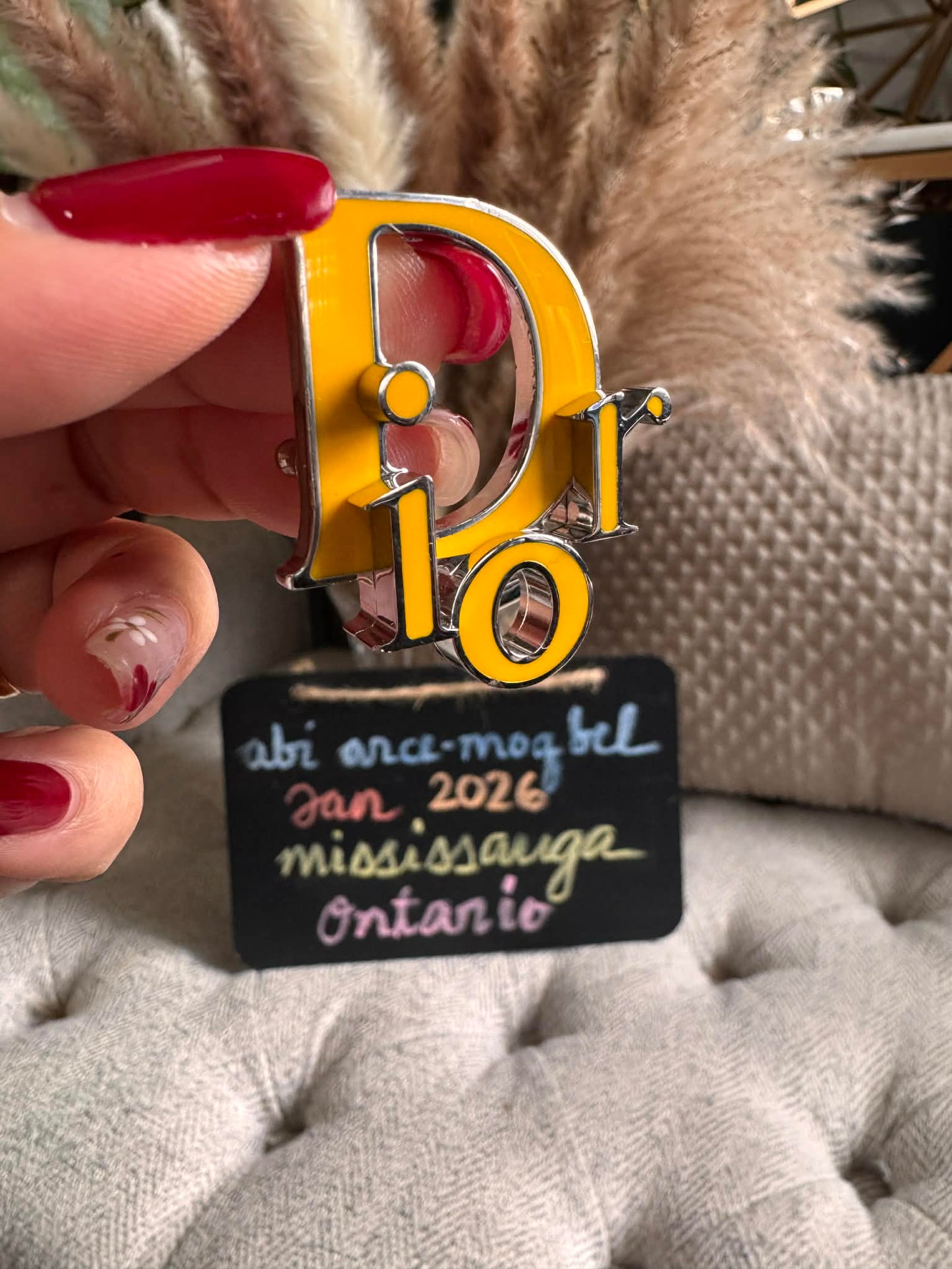 Dior Belt Buckle (no belt strap-buckle only)