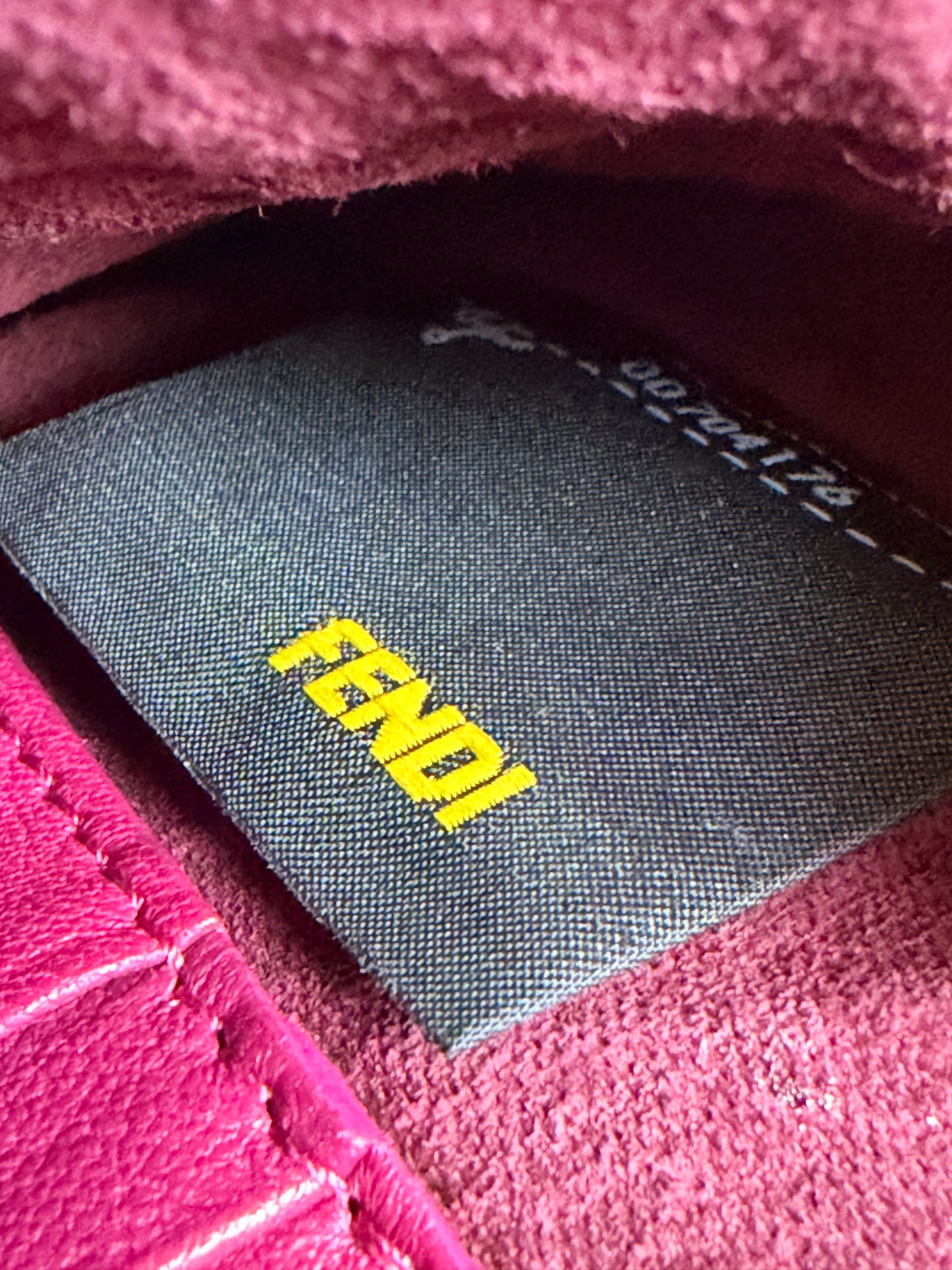 FENDI Shiny Nappa Mini Be Baguette