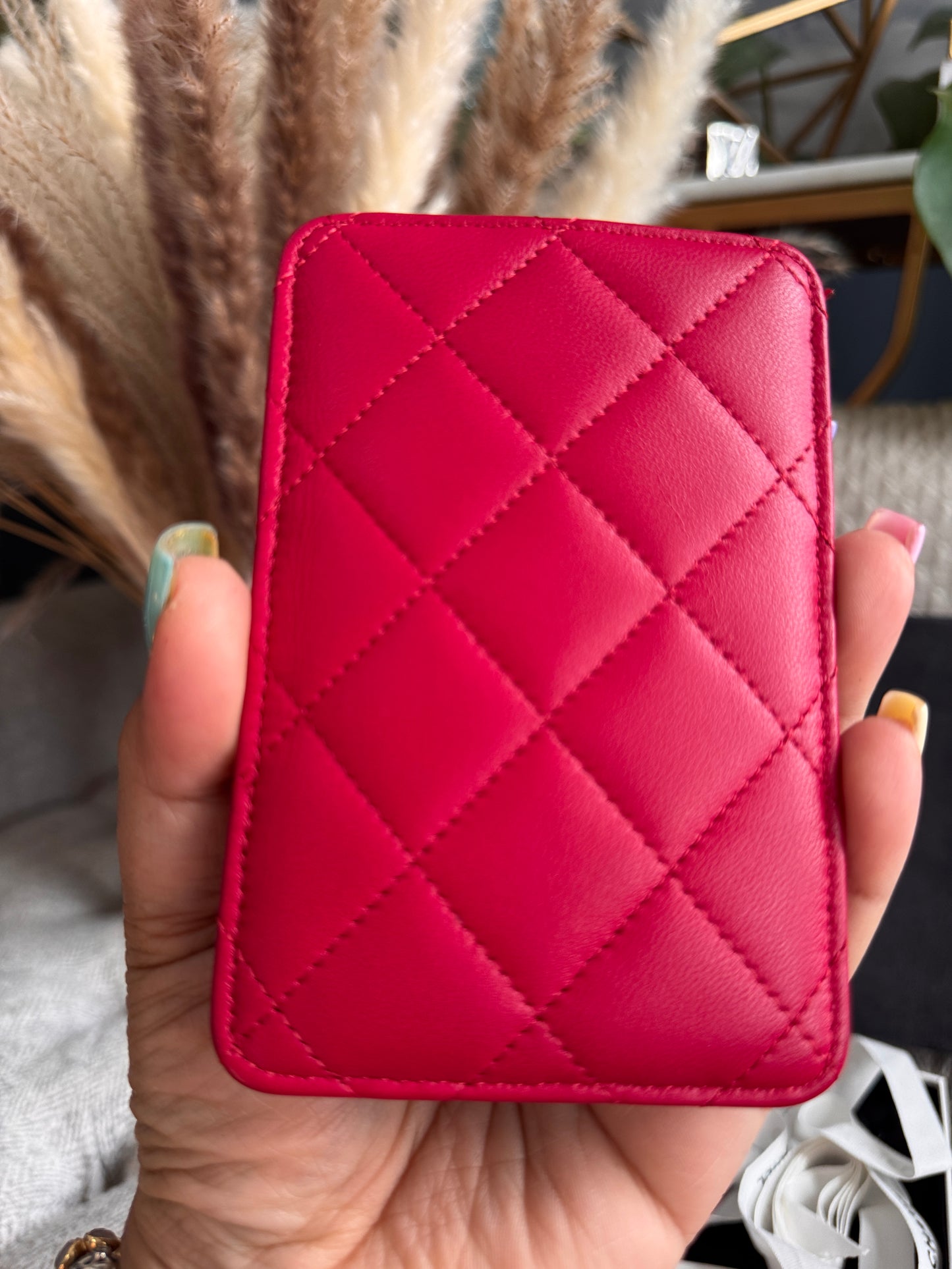 Chanel Cardholder with Silver Hardware