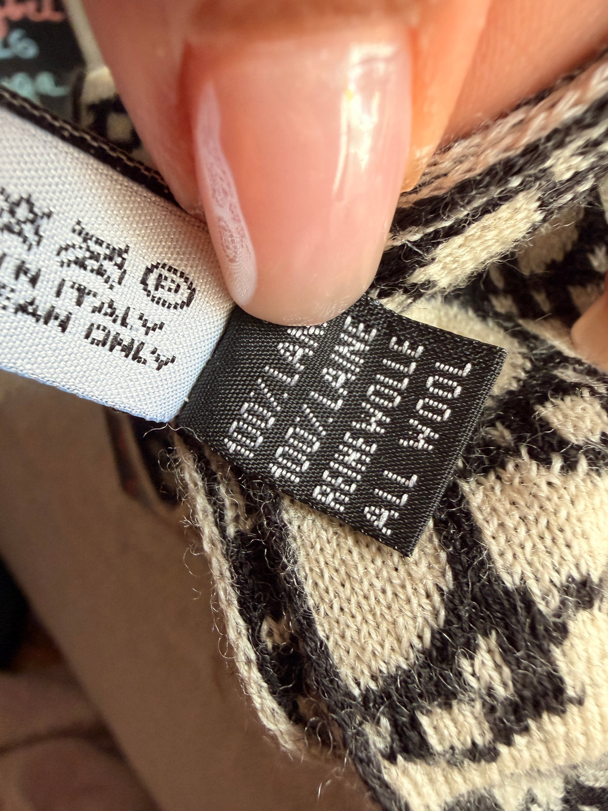 Christian Dior Wool Oblique Scarf