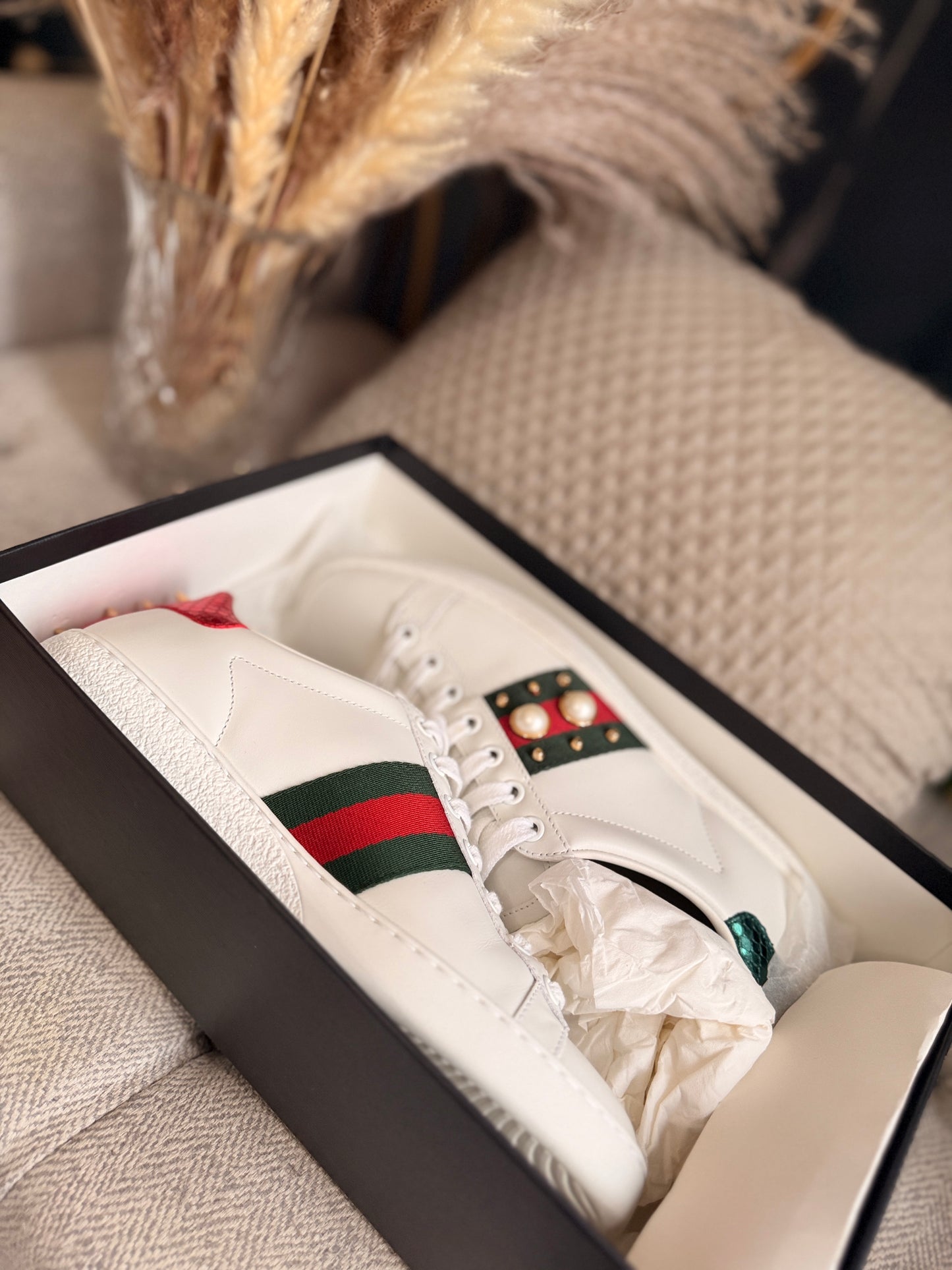 BNIB Gucci Ace Sneakers sz 6.5