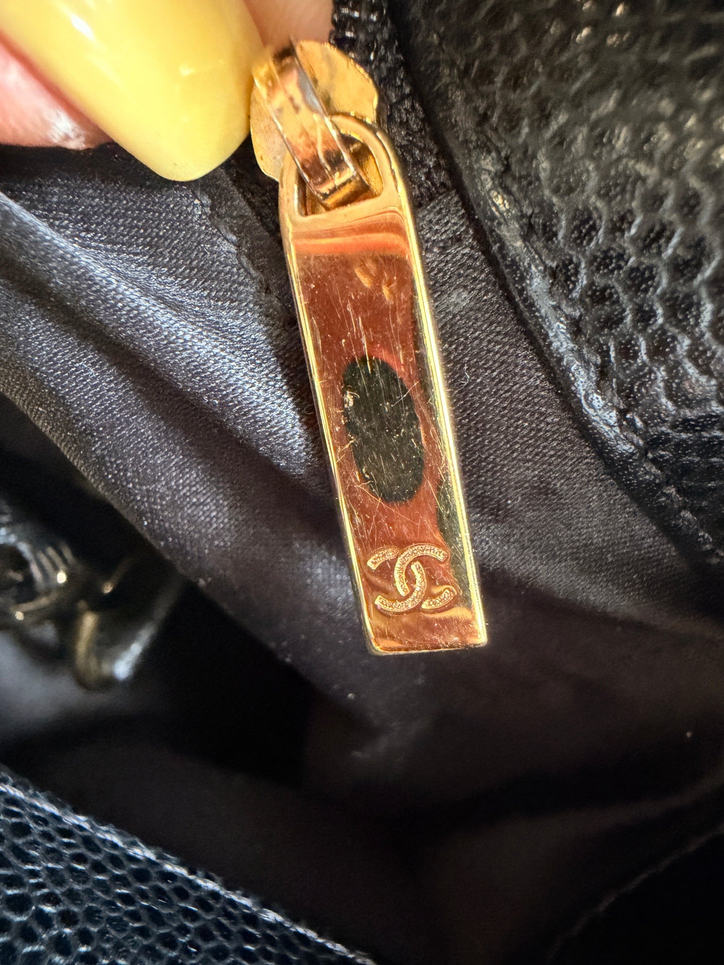 Chanel GST in Black with Gold Hardware