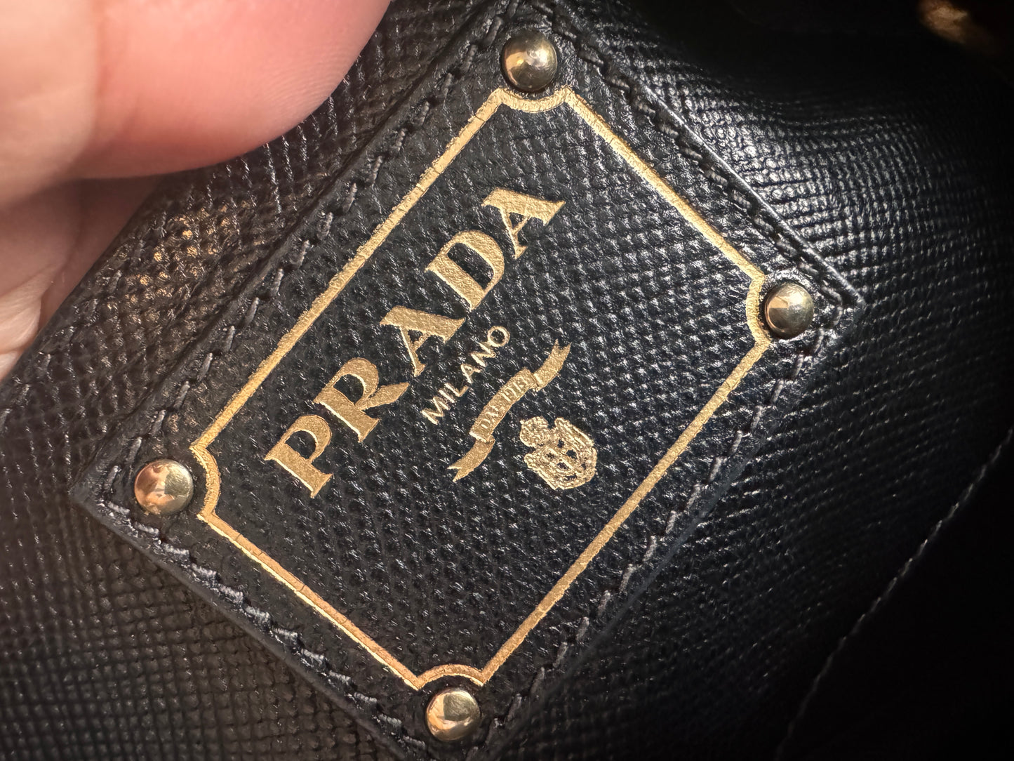 Prada Corda Canapa and Saffiano Tote