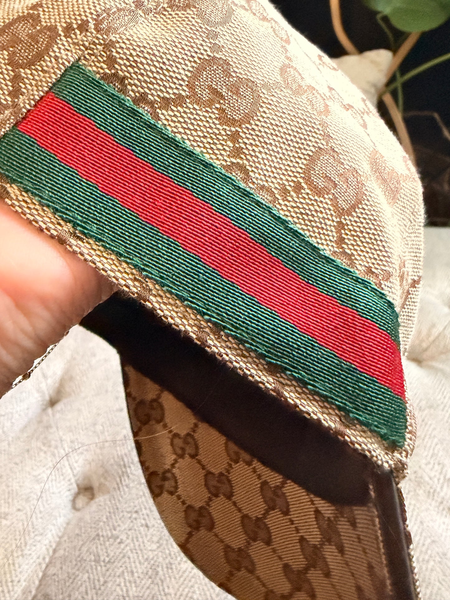 Gucci Cap with Web Detail