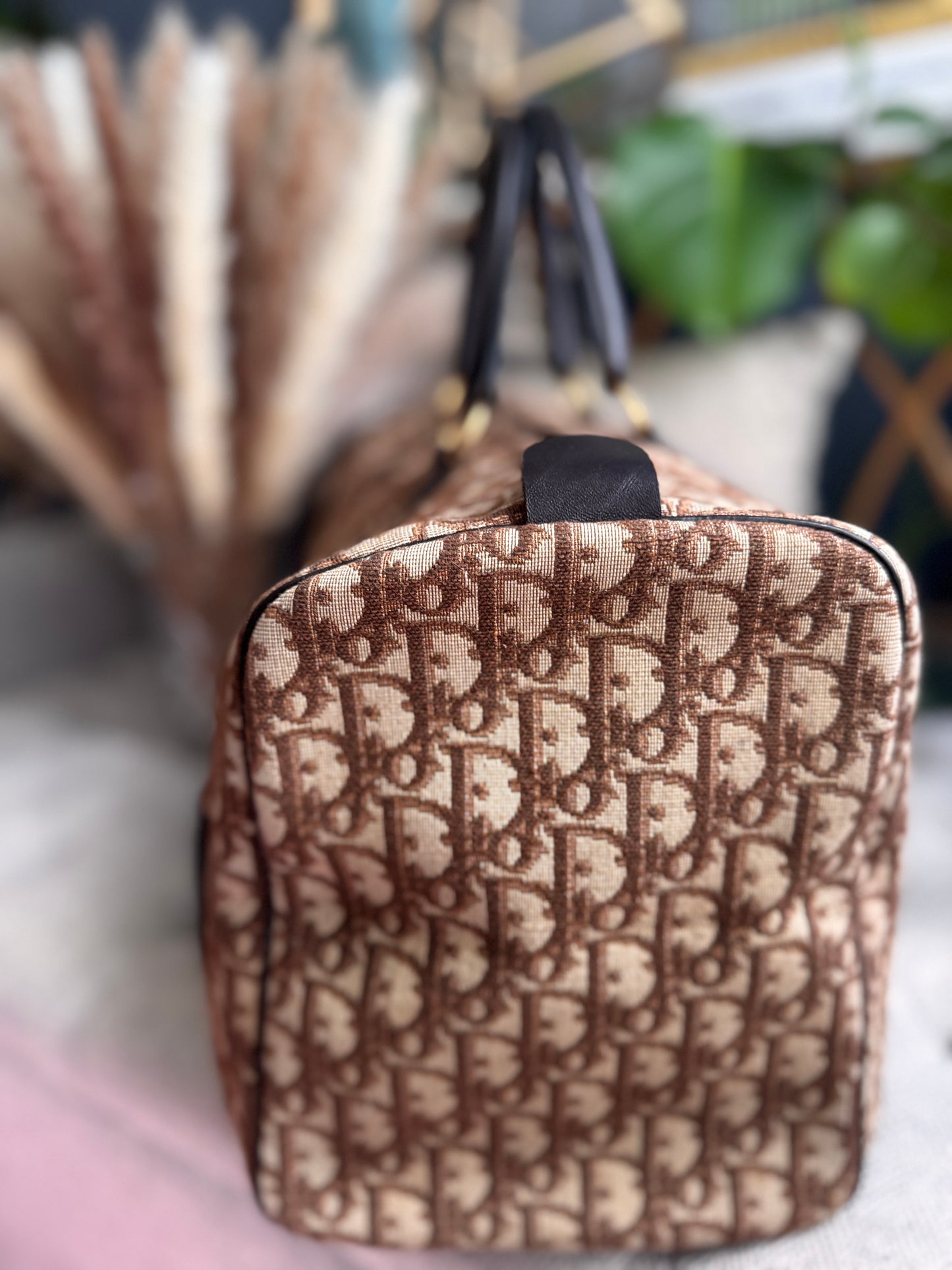 Dior Vintage Trotter Boston Bag