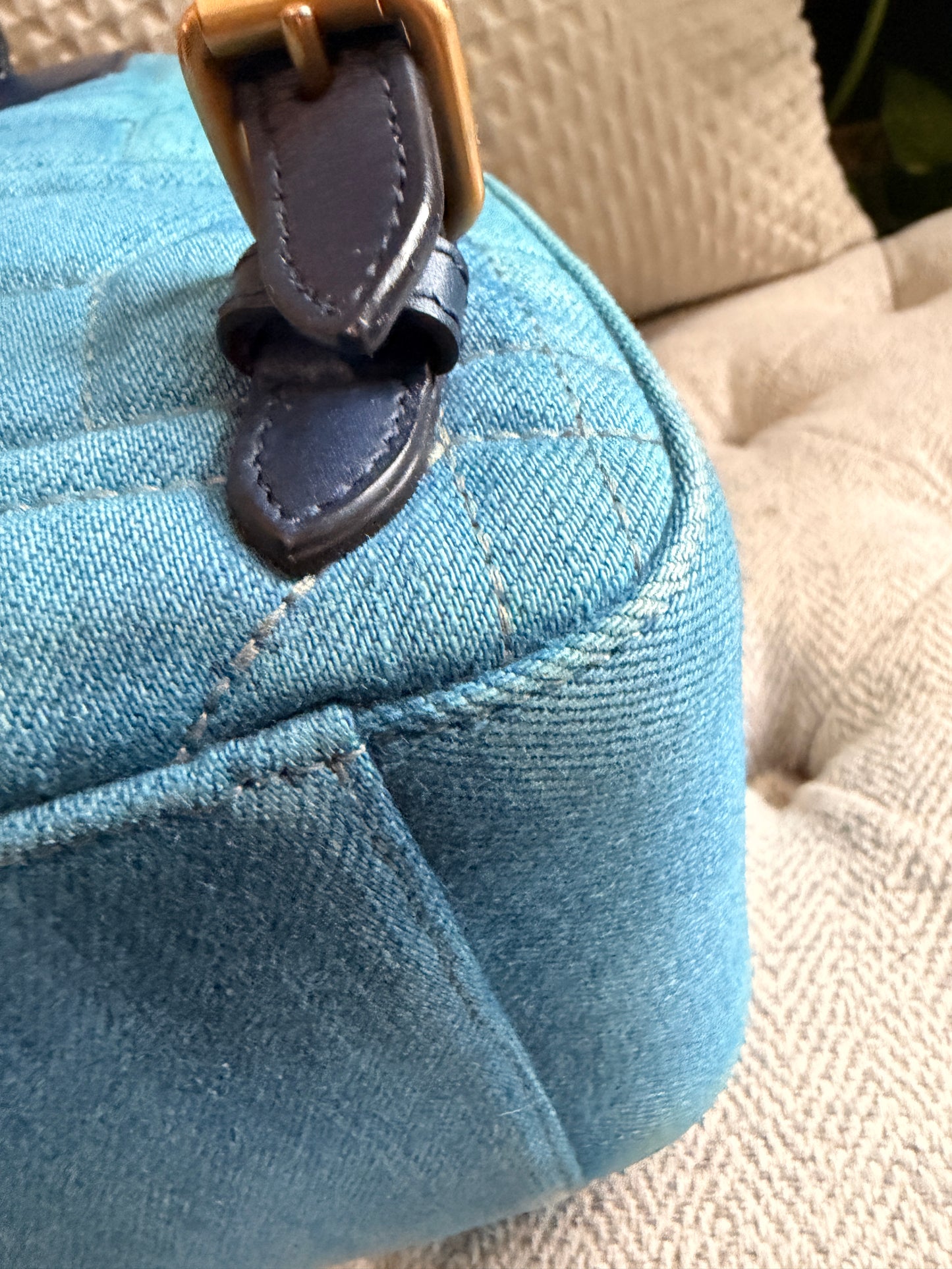 GUCCI Marmont Denim Backpack