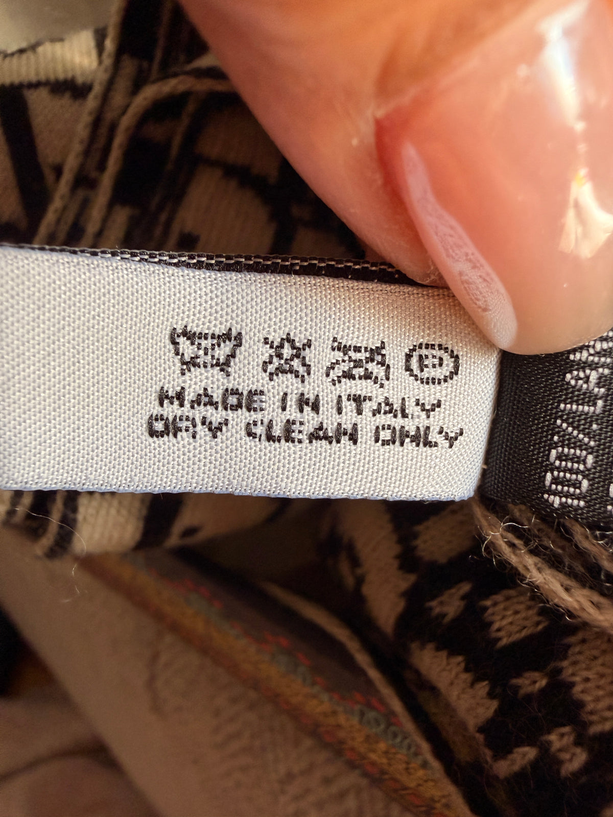 Christian Dior Wool Oblique Scarf