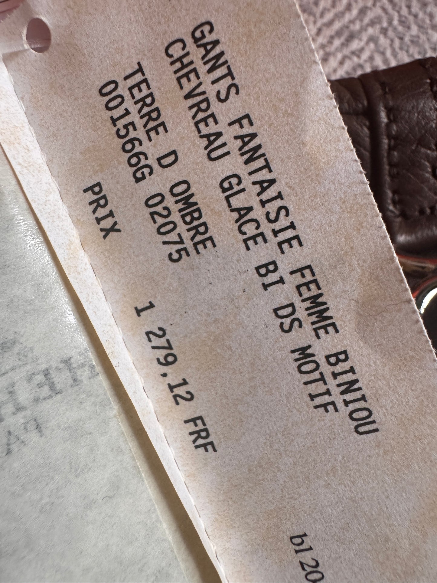 Hermes Fantaisie Leather Gloves