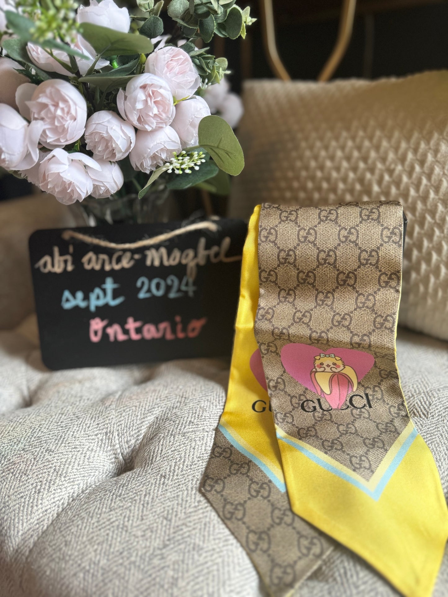 Gucci Bananya Scarf/Twilly