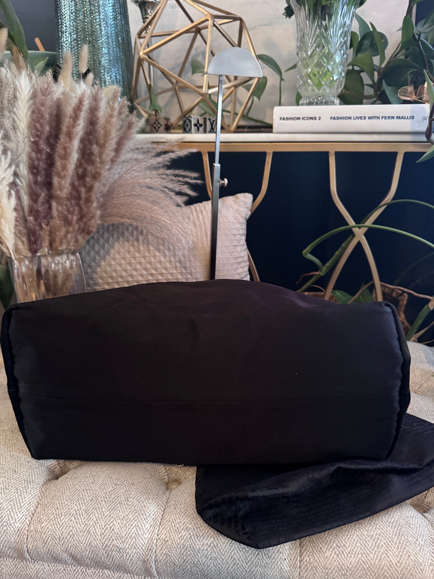 Chanel Coco Cabas Satin Tote