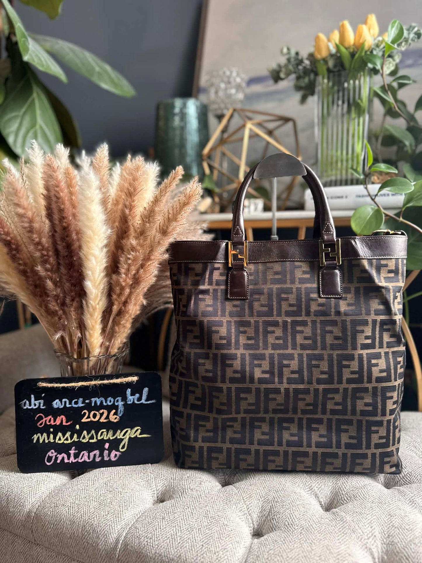 Fendi Vintage Zucca Tote