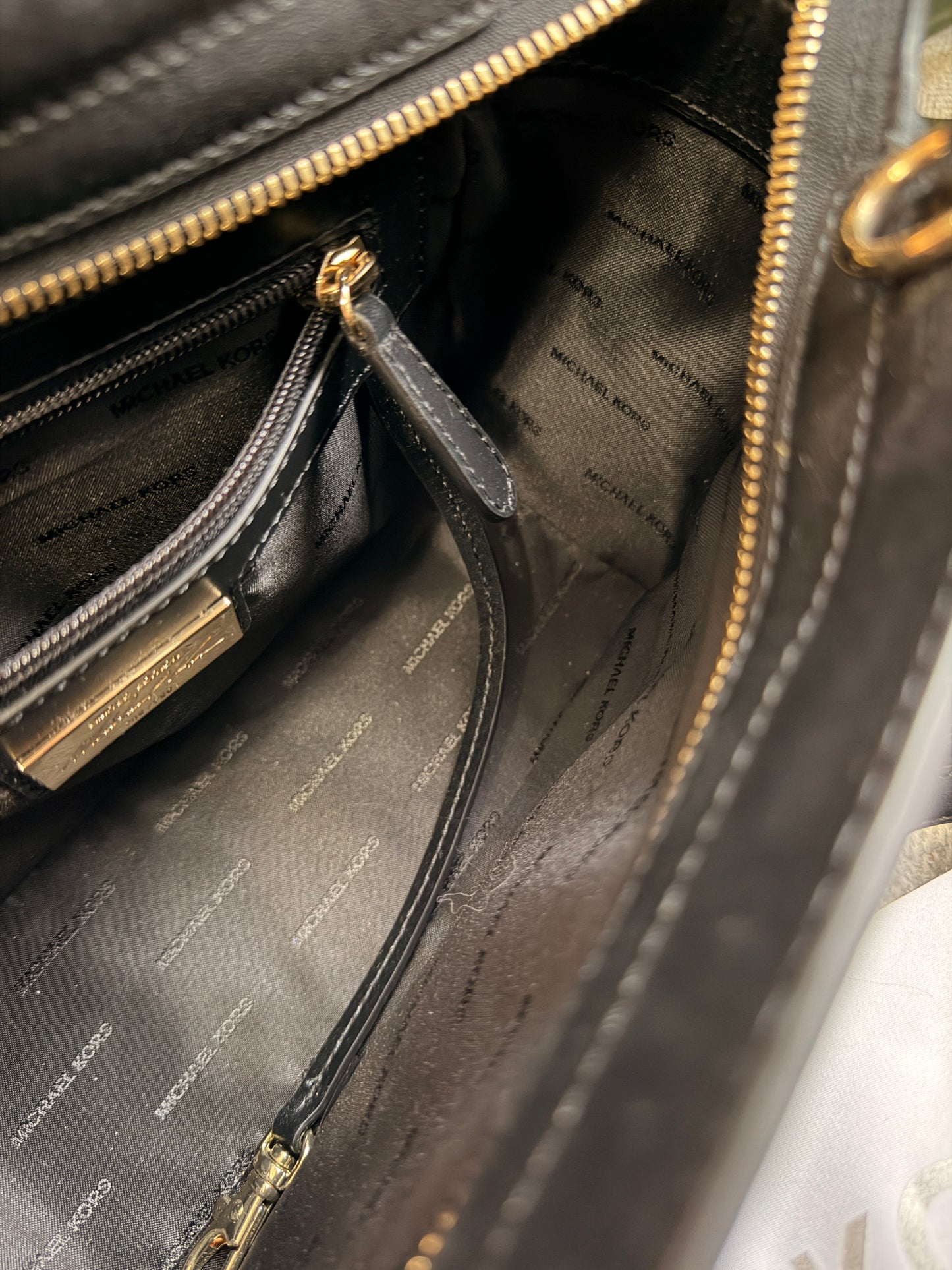 Michael Kors Studio Selma Black and Gold Rocket Bag Limited Edition