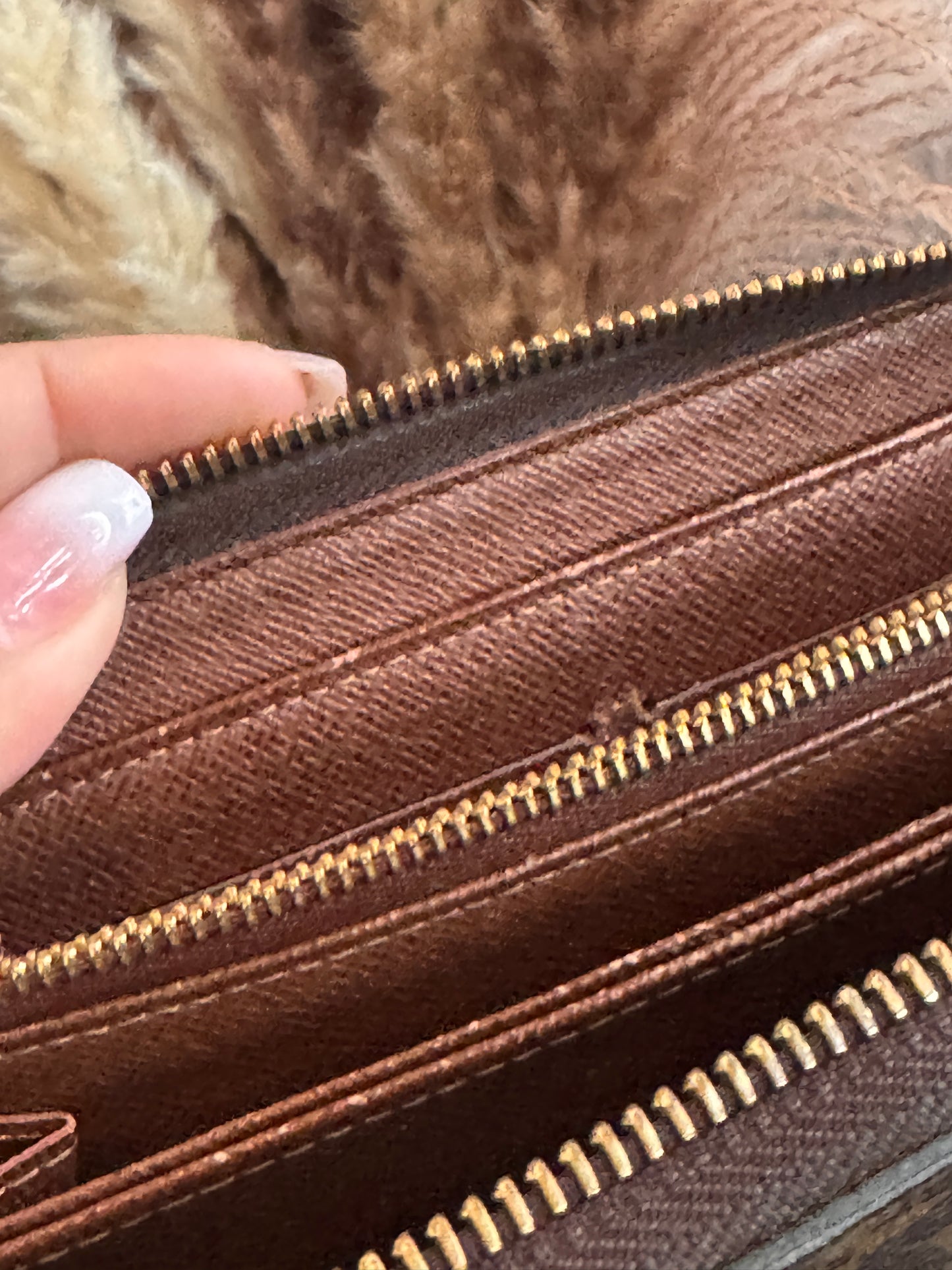 LOUIS VUITTON Zippy Wallet in Monogram