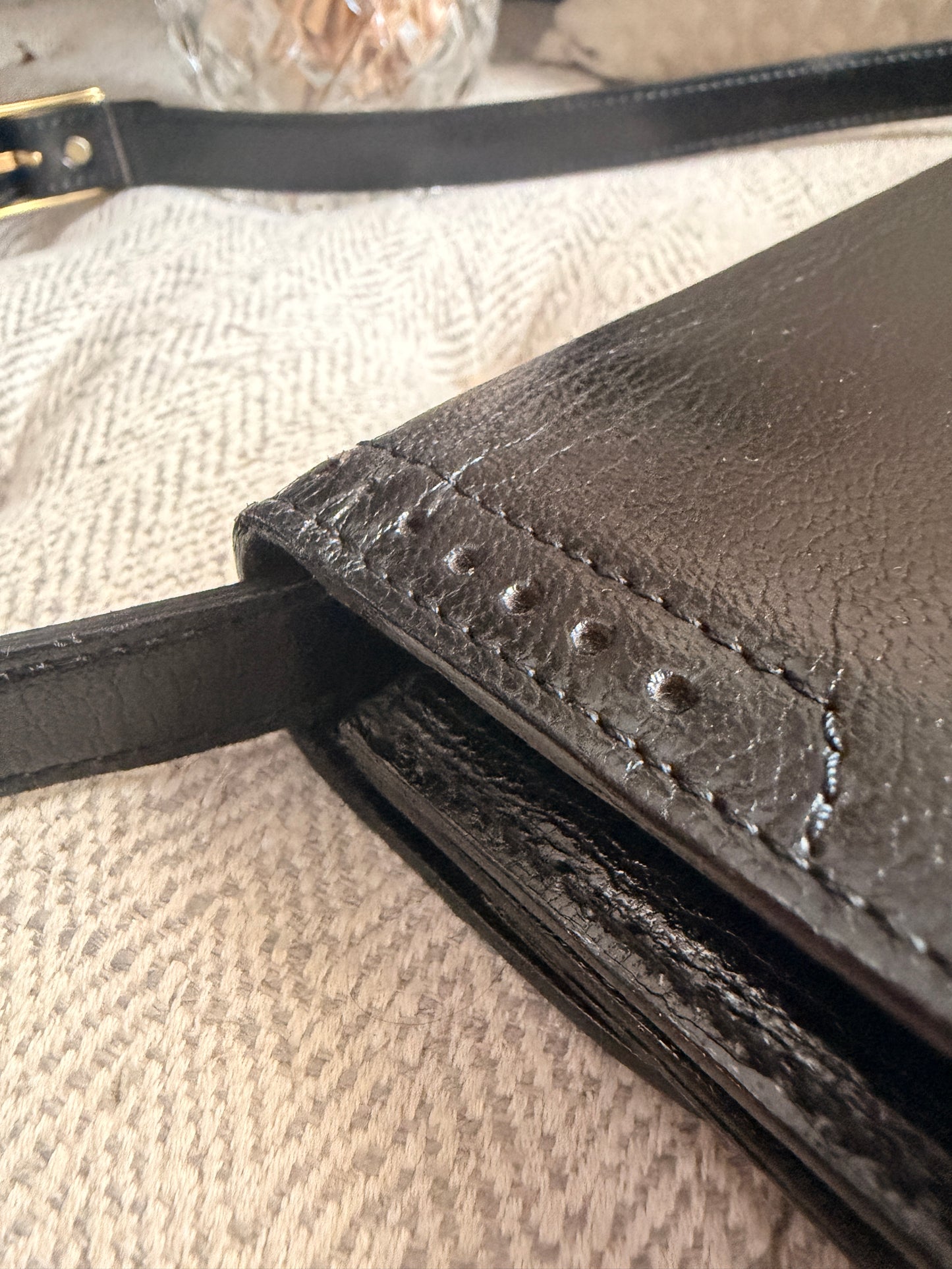 YSL Vintage Leather Shoulder Bag/Clutch