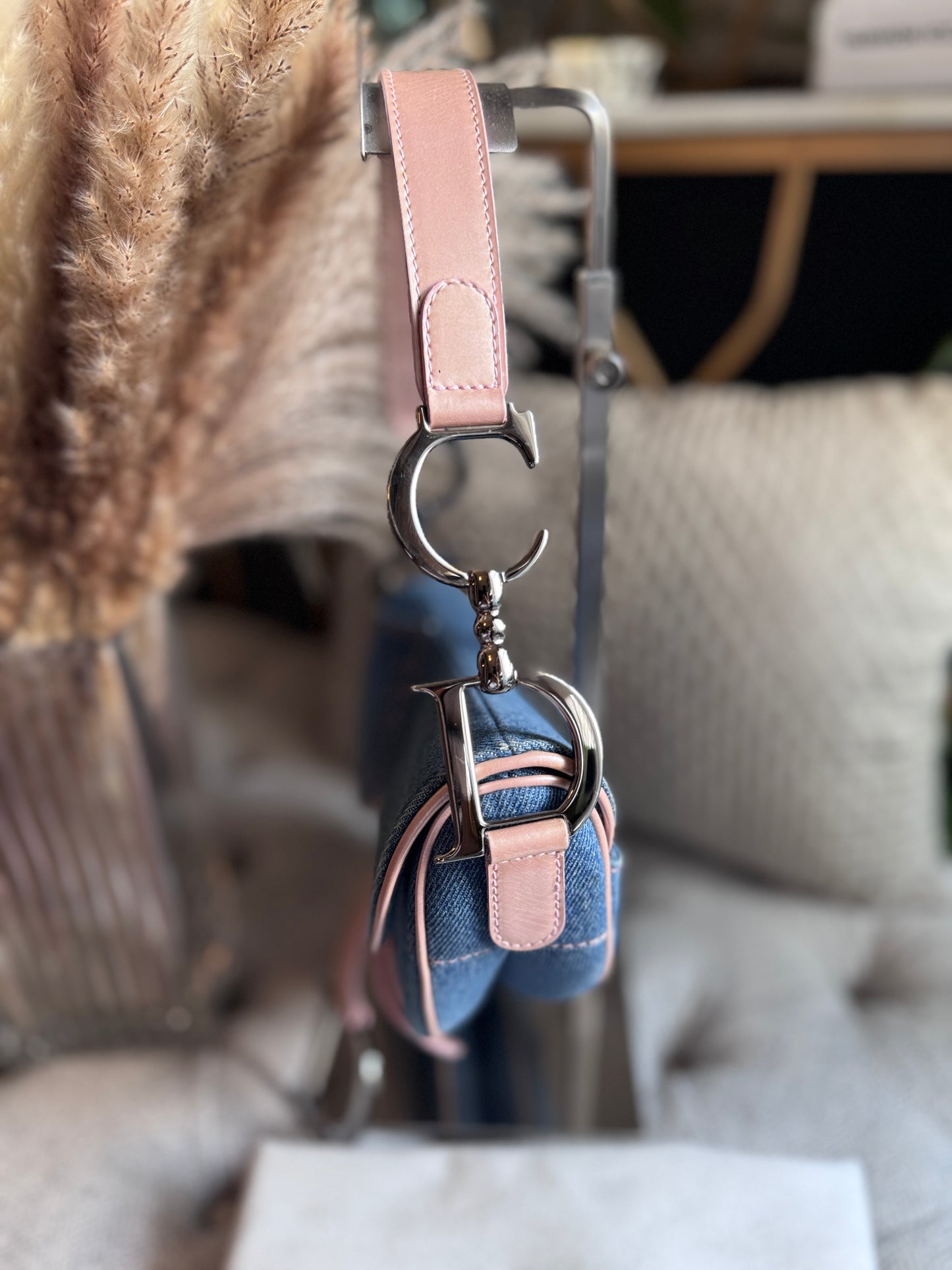 Dior Vintage Denim Saddle