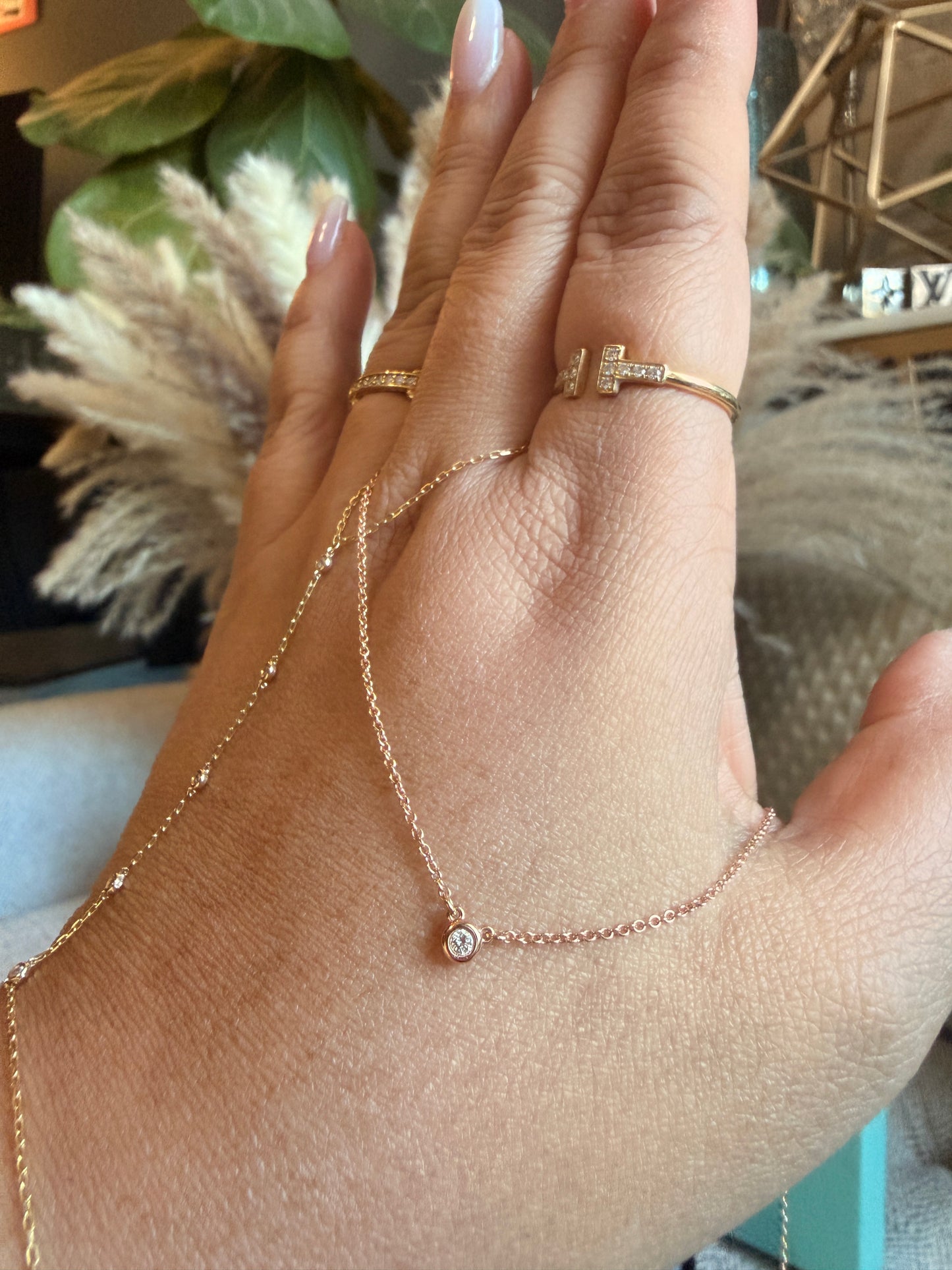 Tiffany & Co. Diamond by the Yard Necklace in 18k Rose Gold