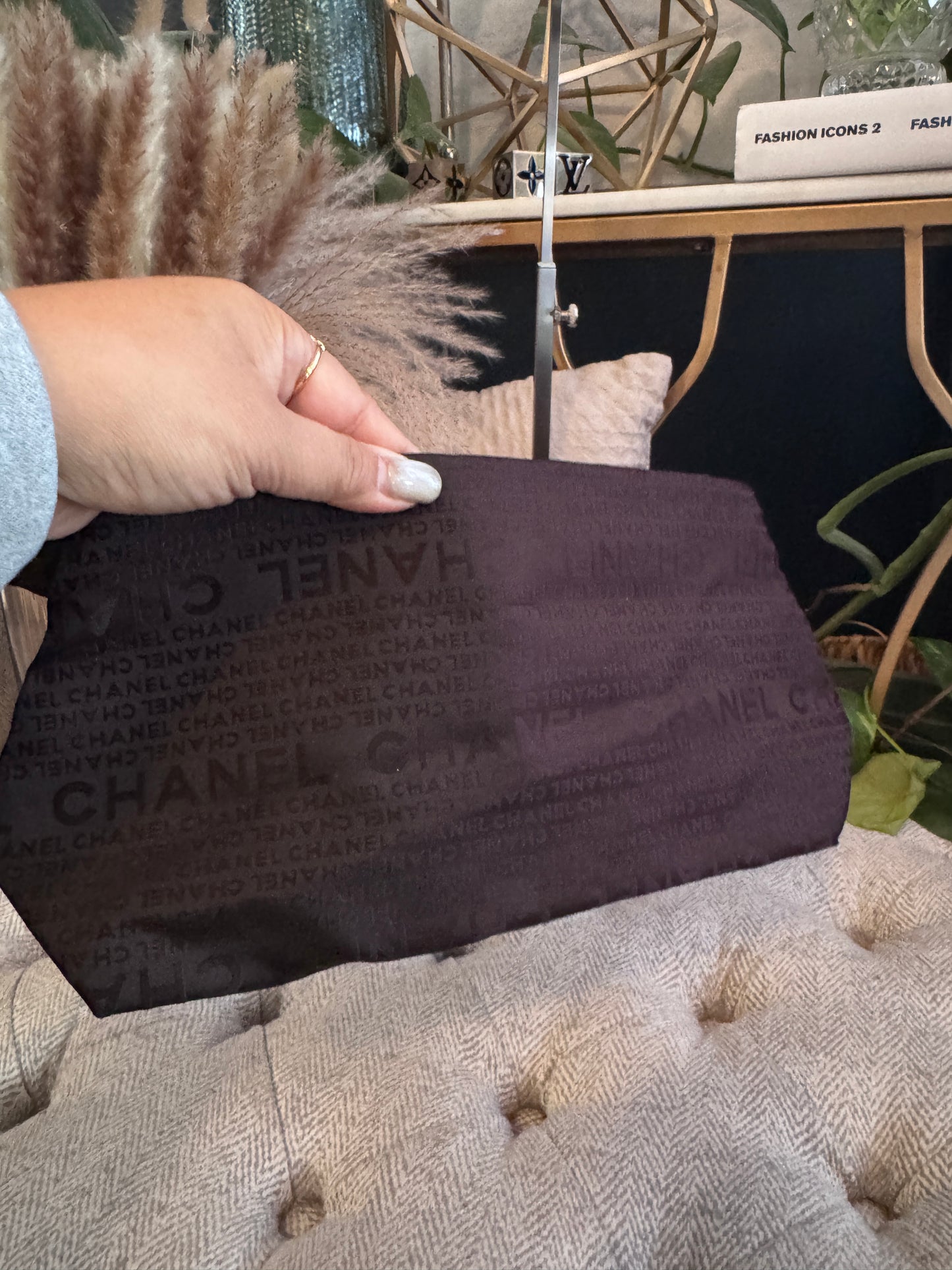 Chanel Coco Cabas Satin Tote