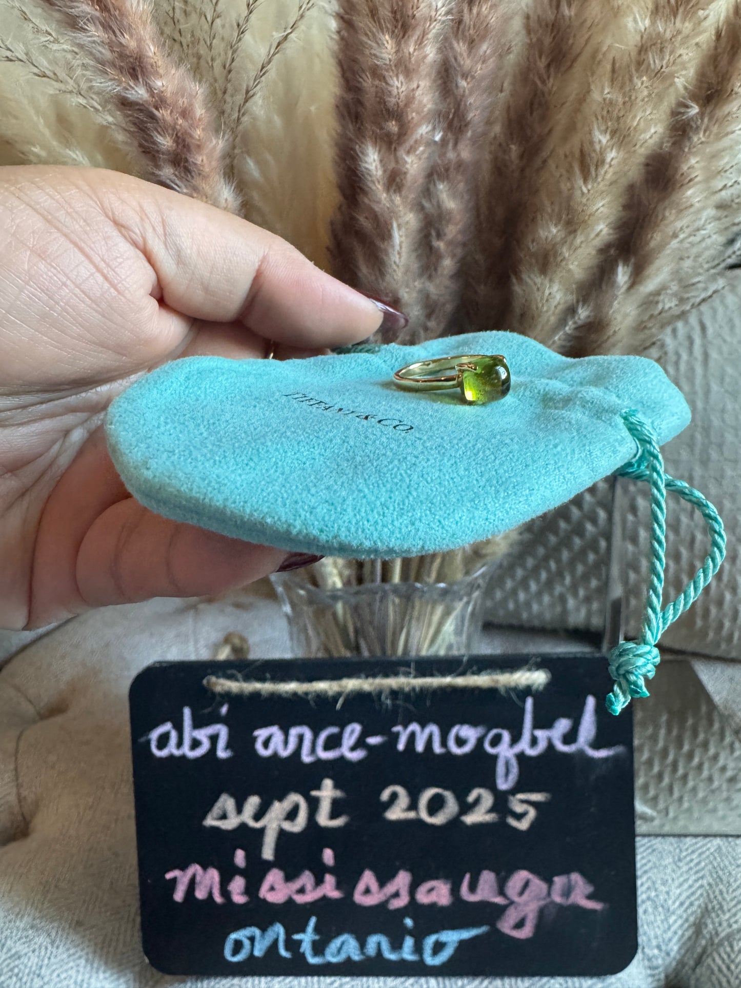 Tiffany & Co.Retired Sugar Stack Ring in Peridot